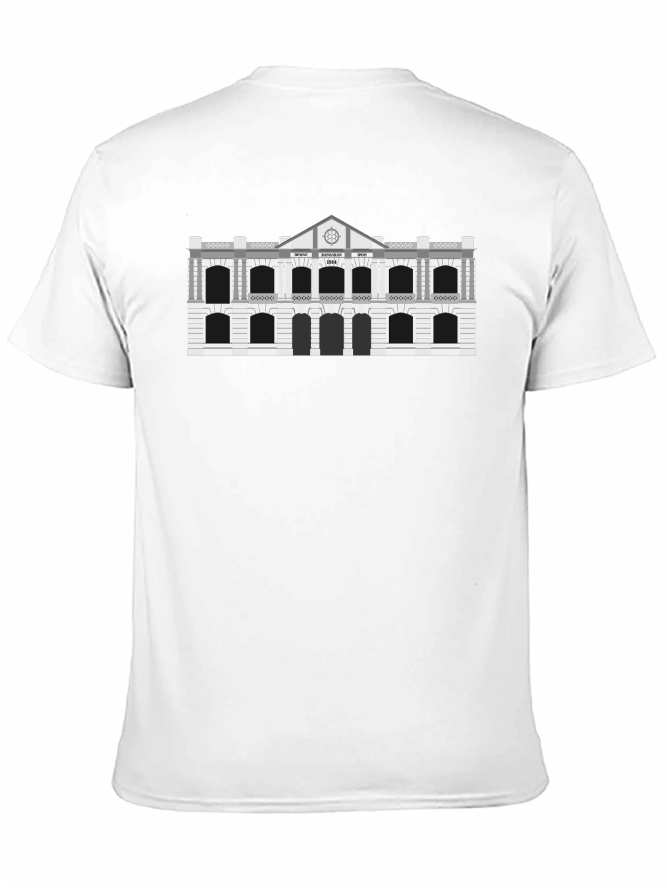 Architectural Design T-Shirt - Classic Black