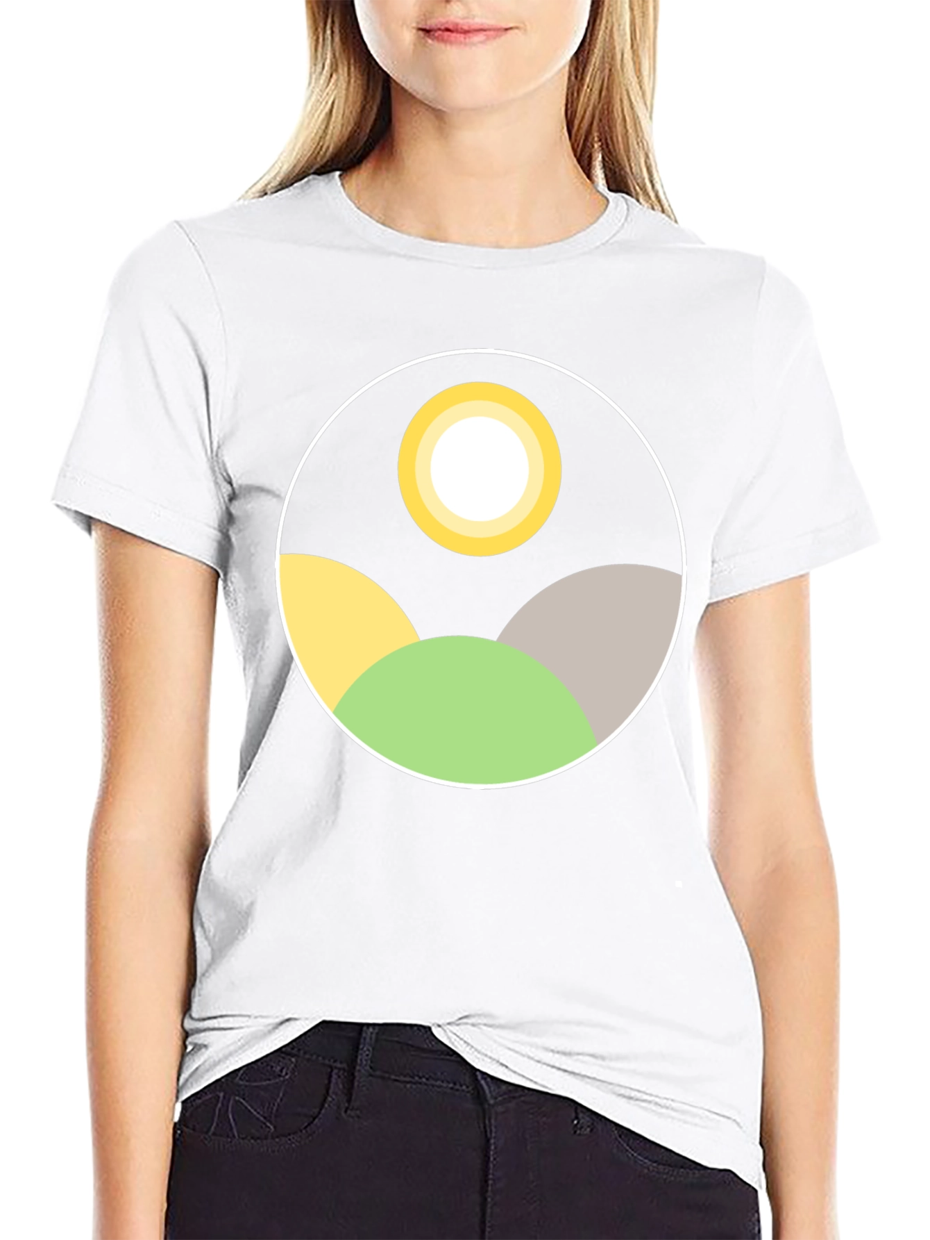 Abstract Landscape Graphic Tee