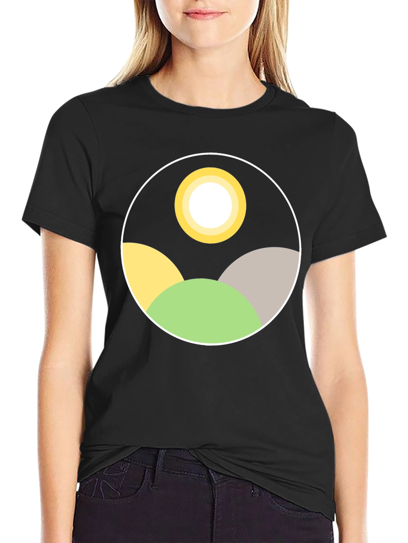 Abstract Landscape Graphic Tee