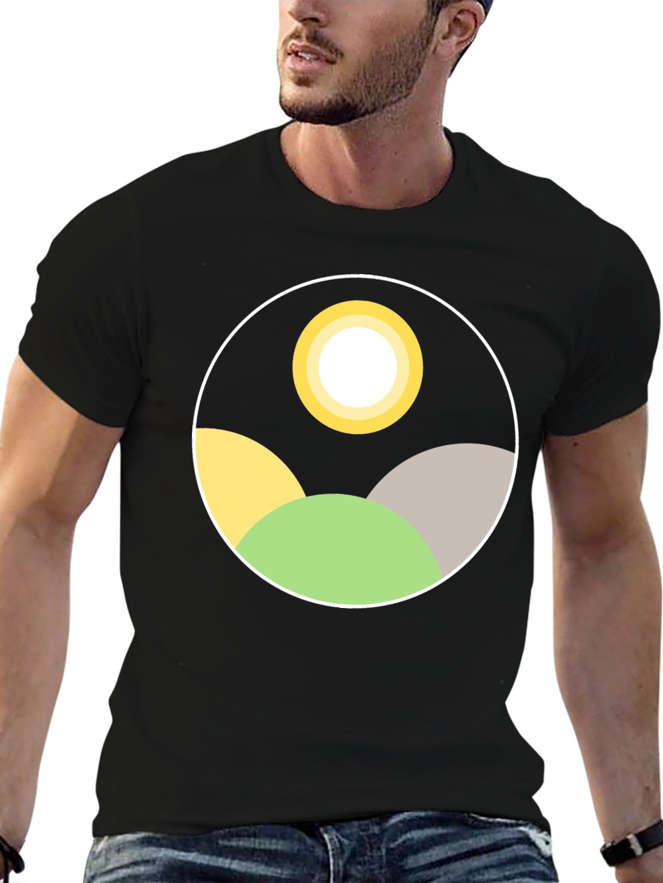 Abstract Landscape Graphic Tee