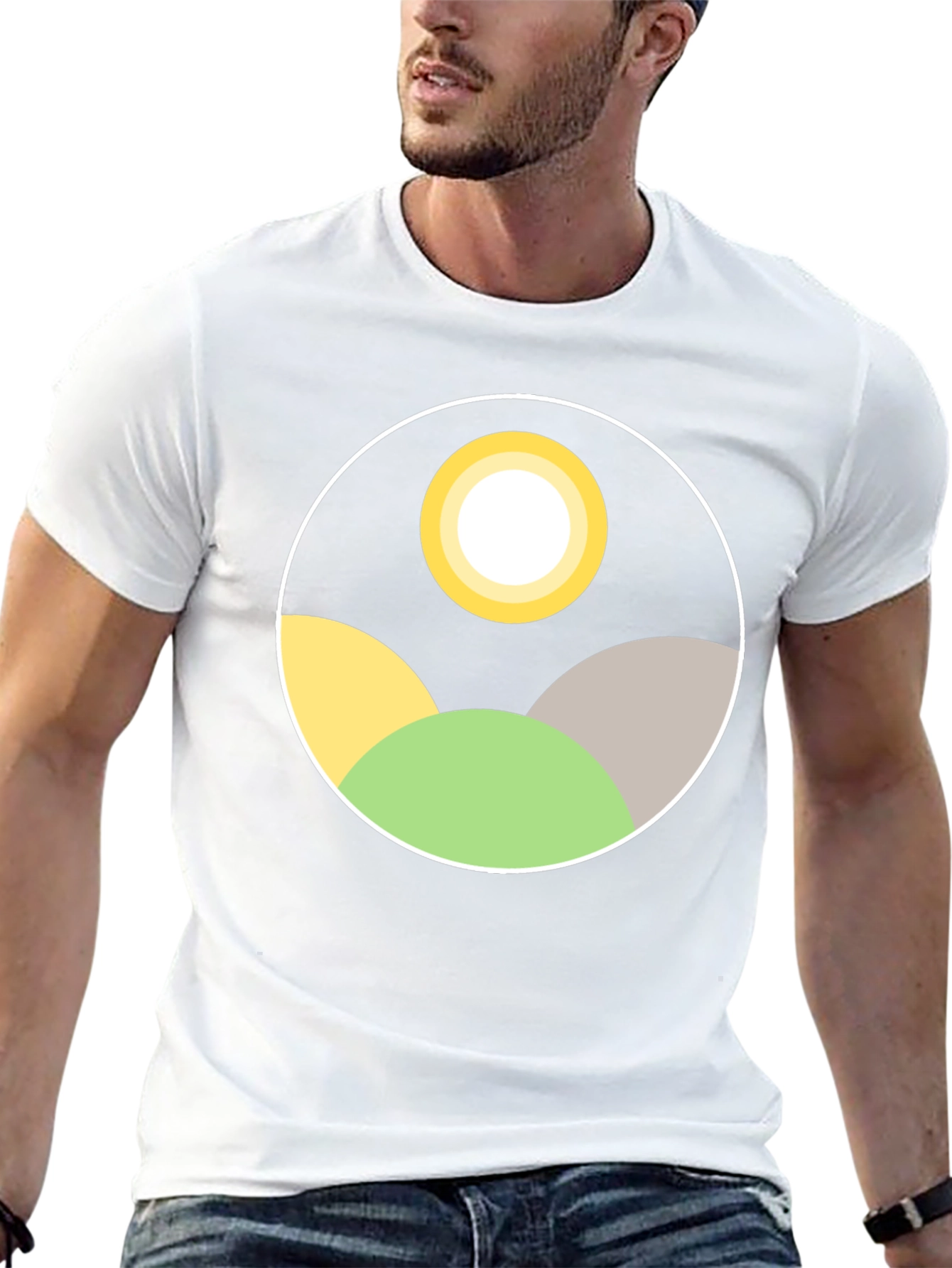 Abstract Landscape Graphic Tee