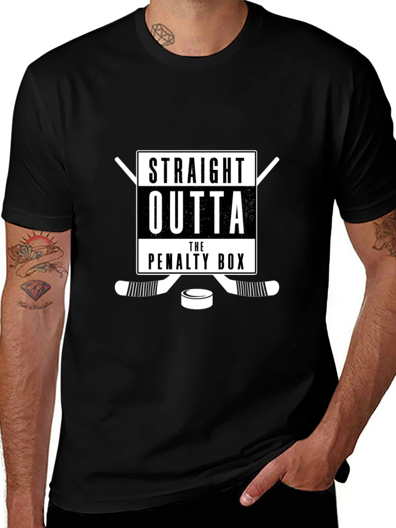 Straight Outta the Penalty Box Hockey T-Shirt