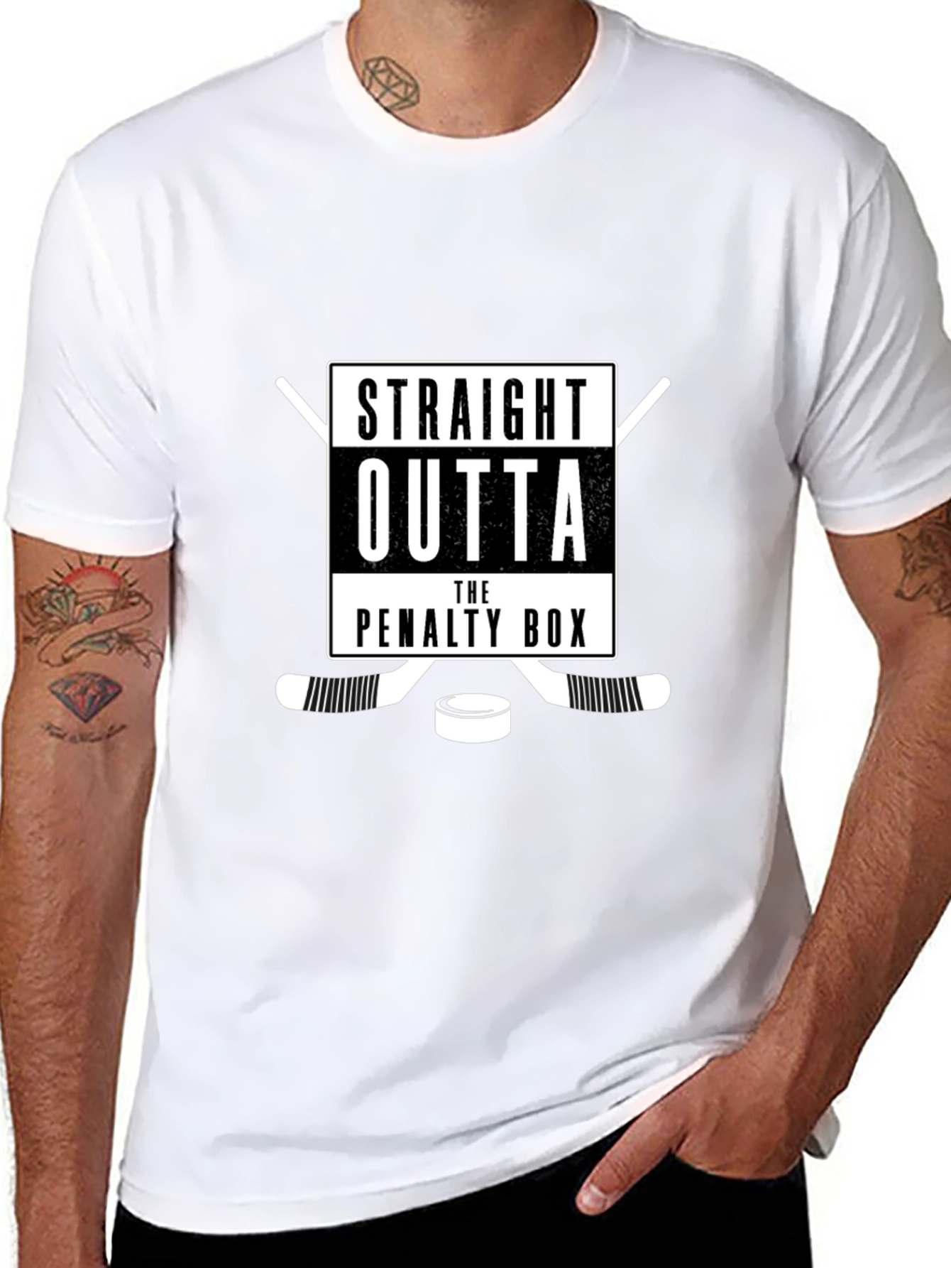 Straight Outta the Penalty Box Hockey T-Shirt