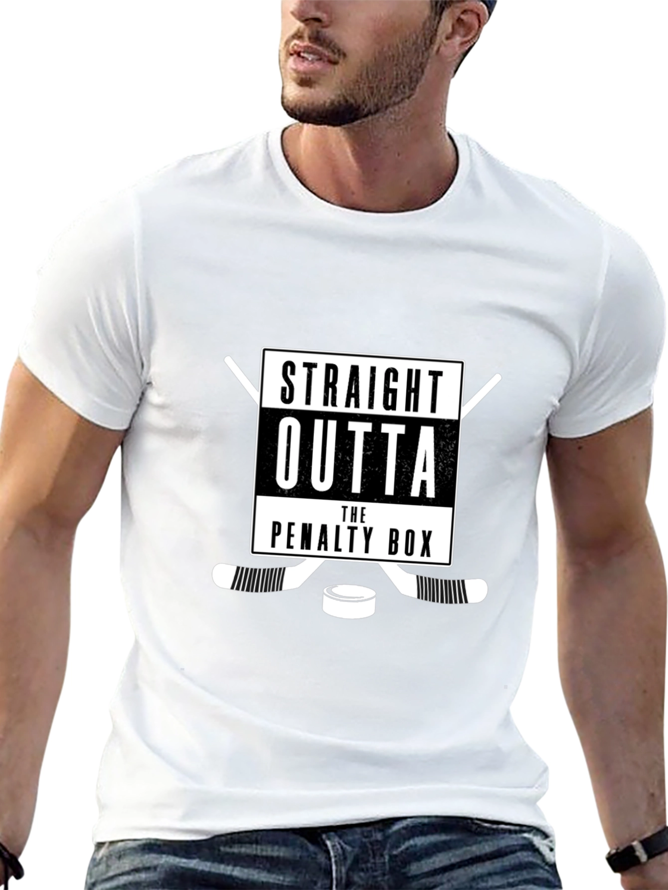 Straight Outta the Penalty Box Hockey T-Shirt