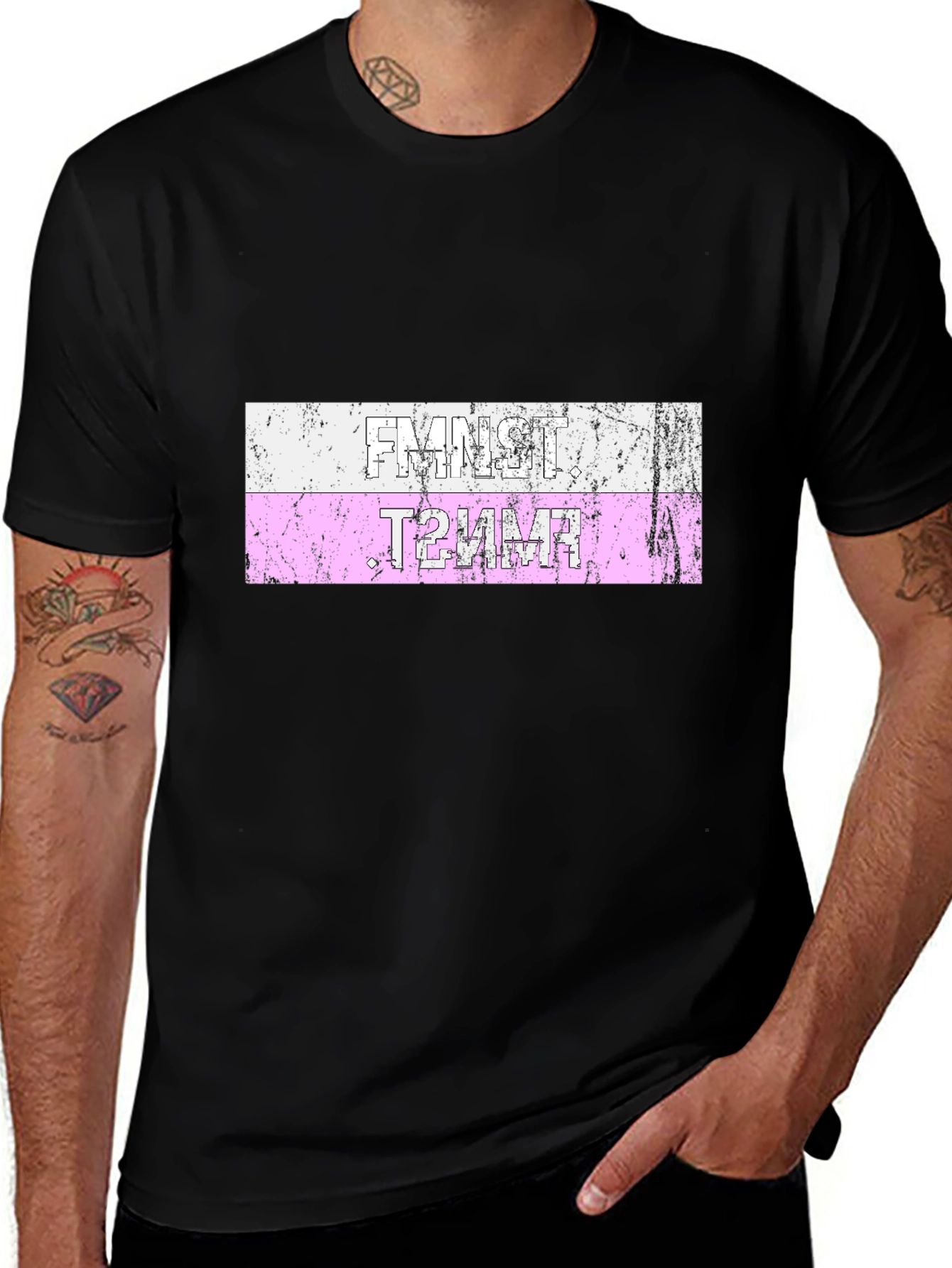 Feminist Tears T-Shirt - Distressed Graphic Tee