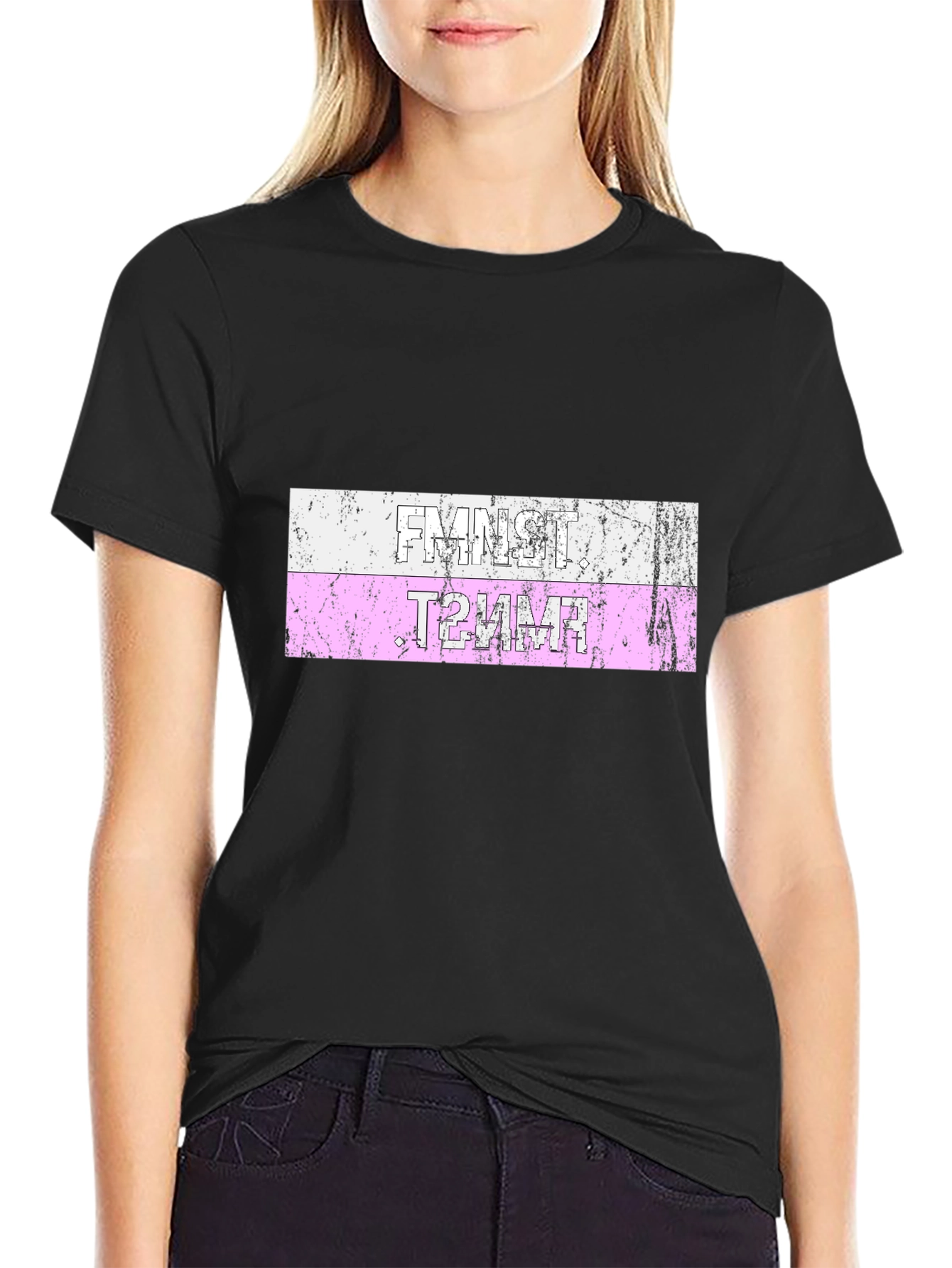 Feminist Tears T-Shirt - Distressed Graphic Tee