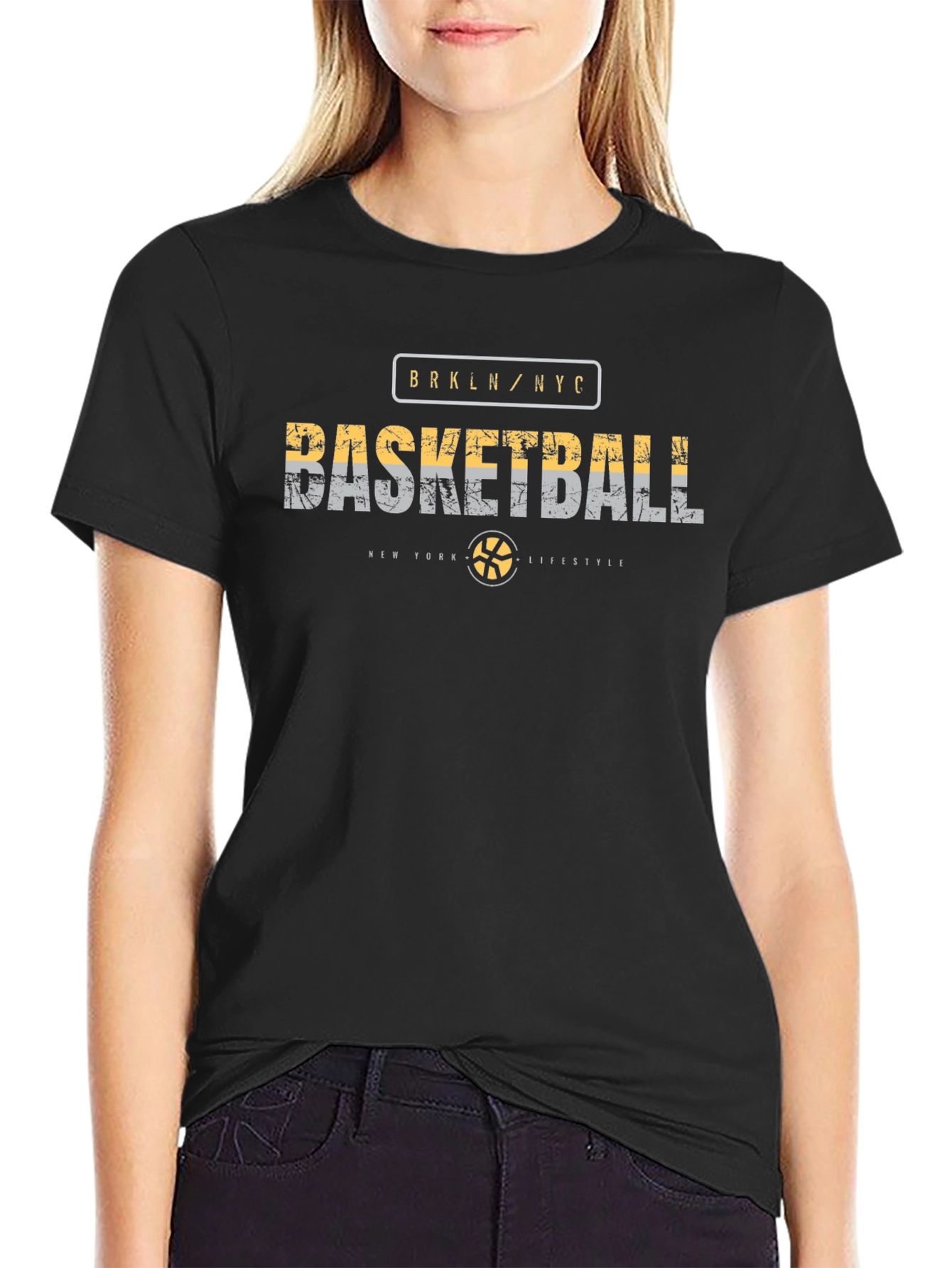 Basketball Graphic T-Shirt - Brooklyn NYC