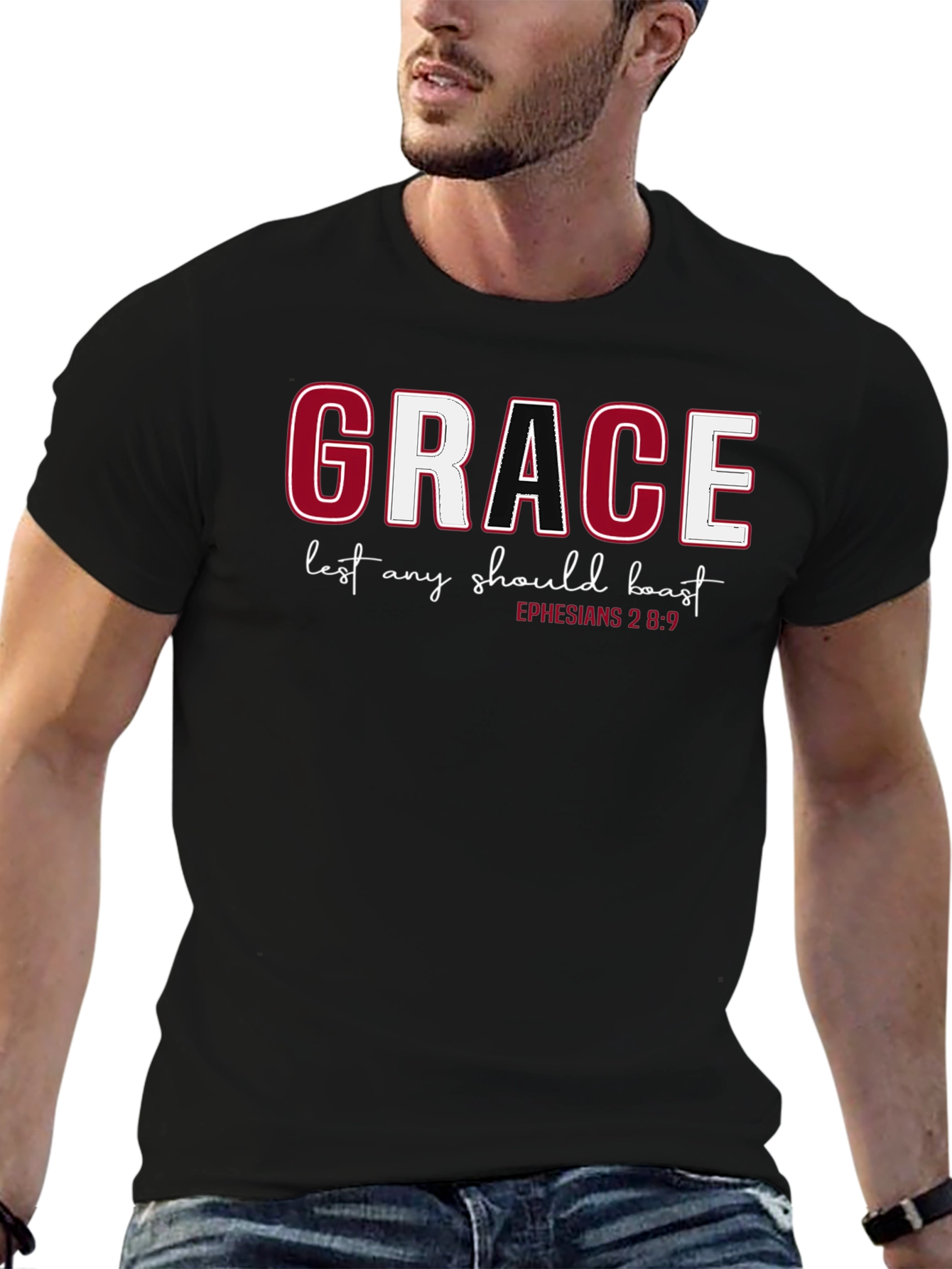Grace Christian T-Shirt - Ephesians 2:8-9