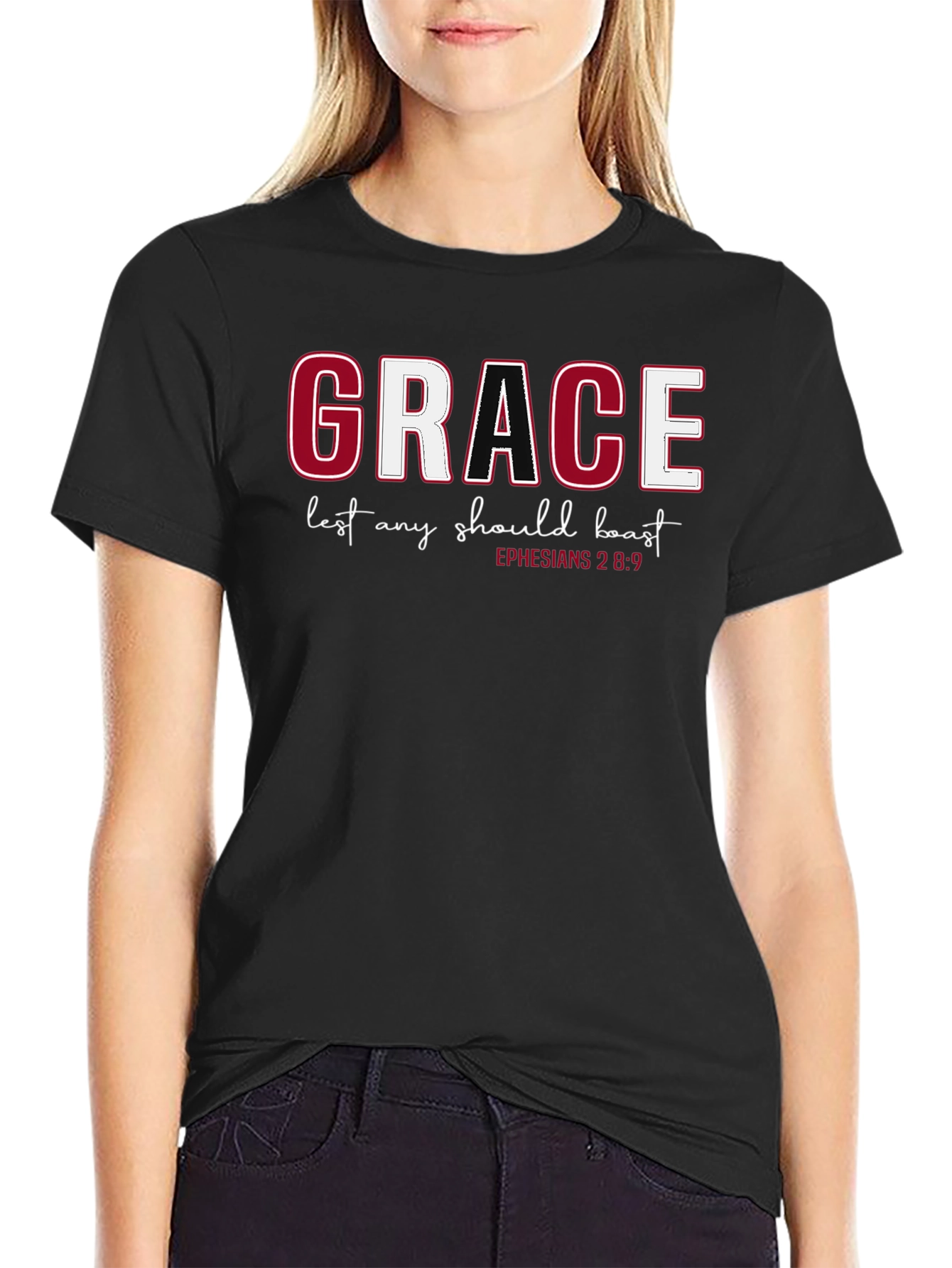 Grace Christian T-Shirt - Ephesians 2:8-9