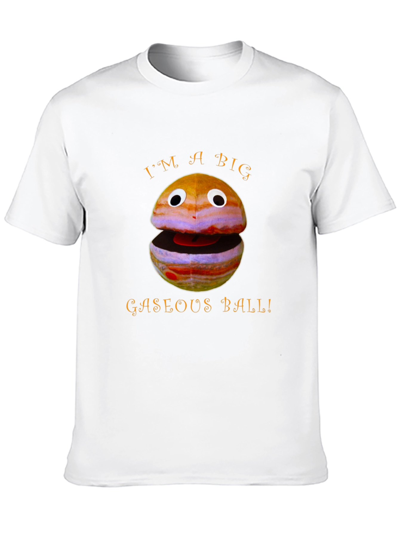 Im A Big Gaseous Ball Funny Jupiter Graphic T-Shirt