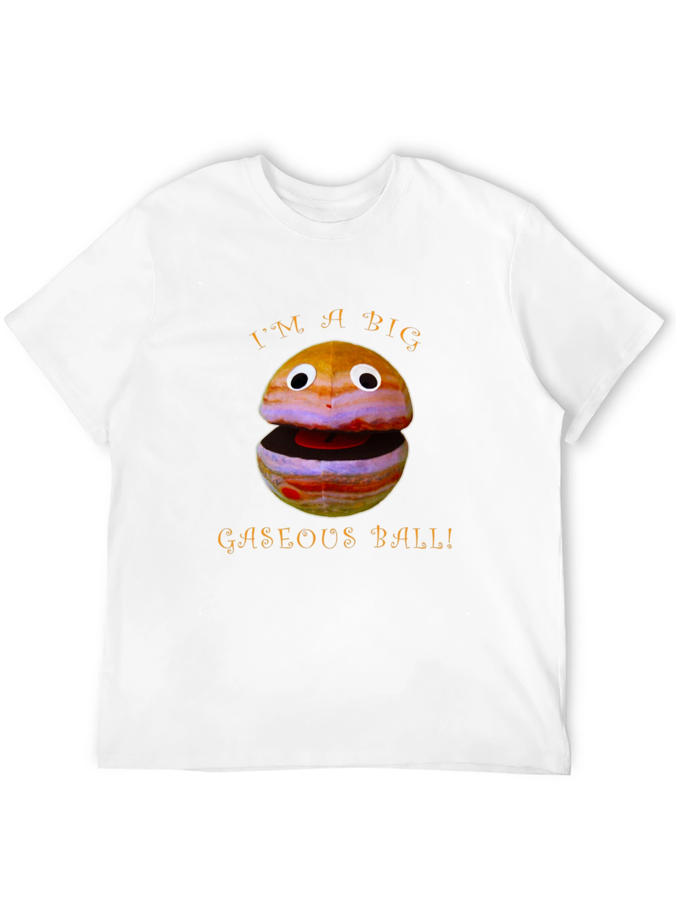 Im A Big Gaseous Ball Funny Jupiter Graphic T-Shirt