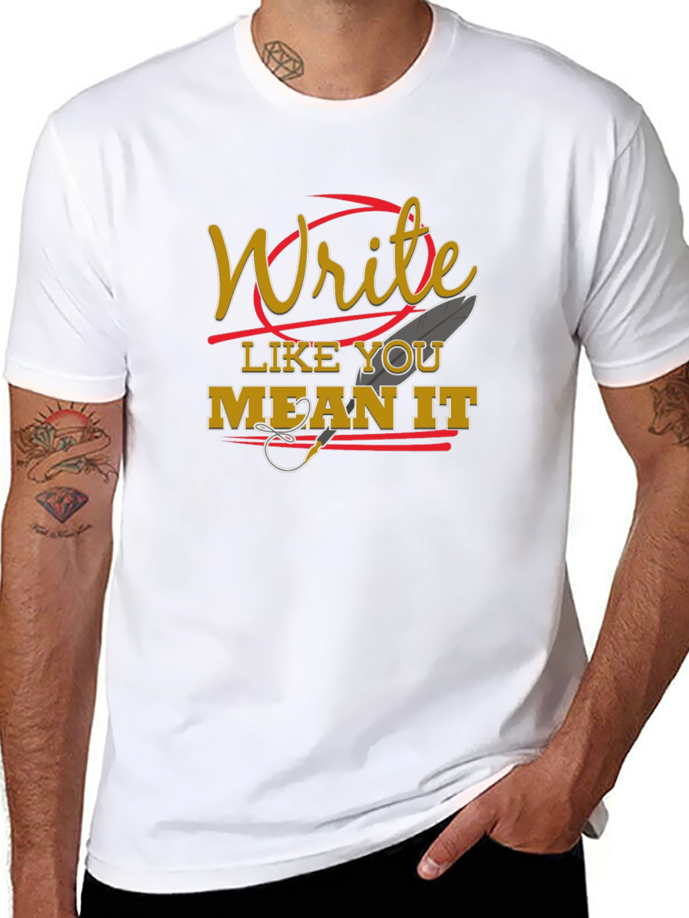 Write Like You Mean It Graphic Tee