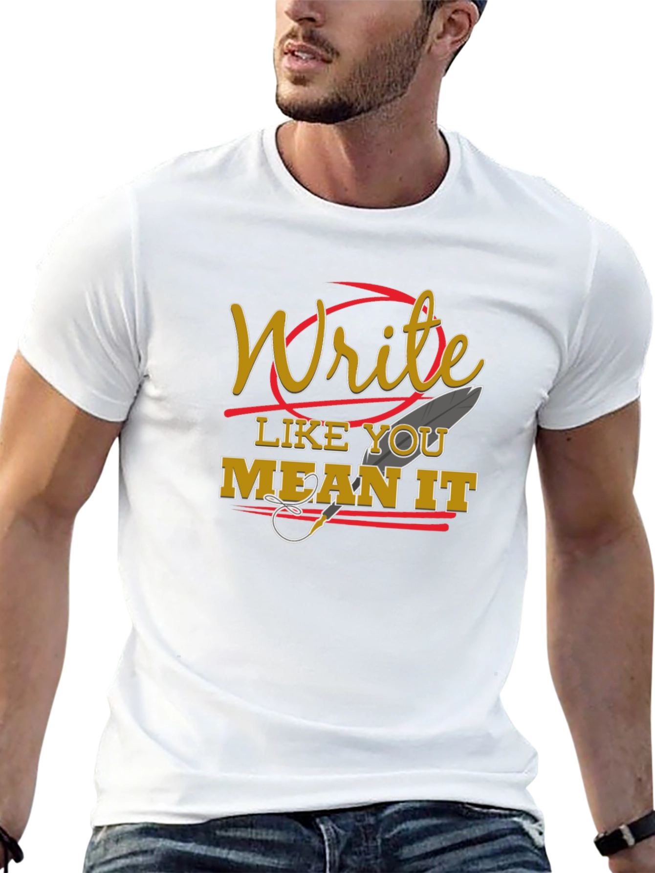 Write Like You Mean It Graphic Tee
