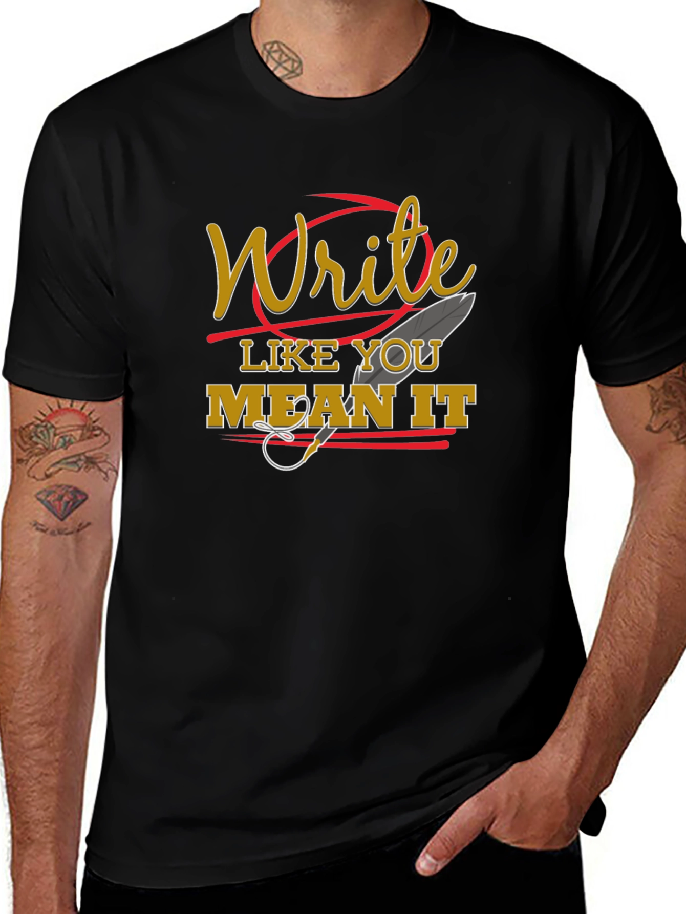 Write Like You Mean It Graphic Tee