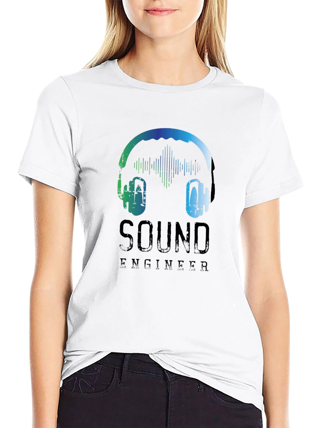 Sound Engineer T-Shirt - Headphones Graphic Tee