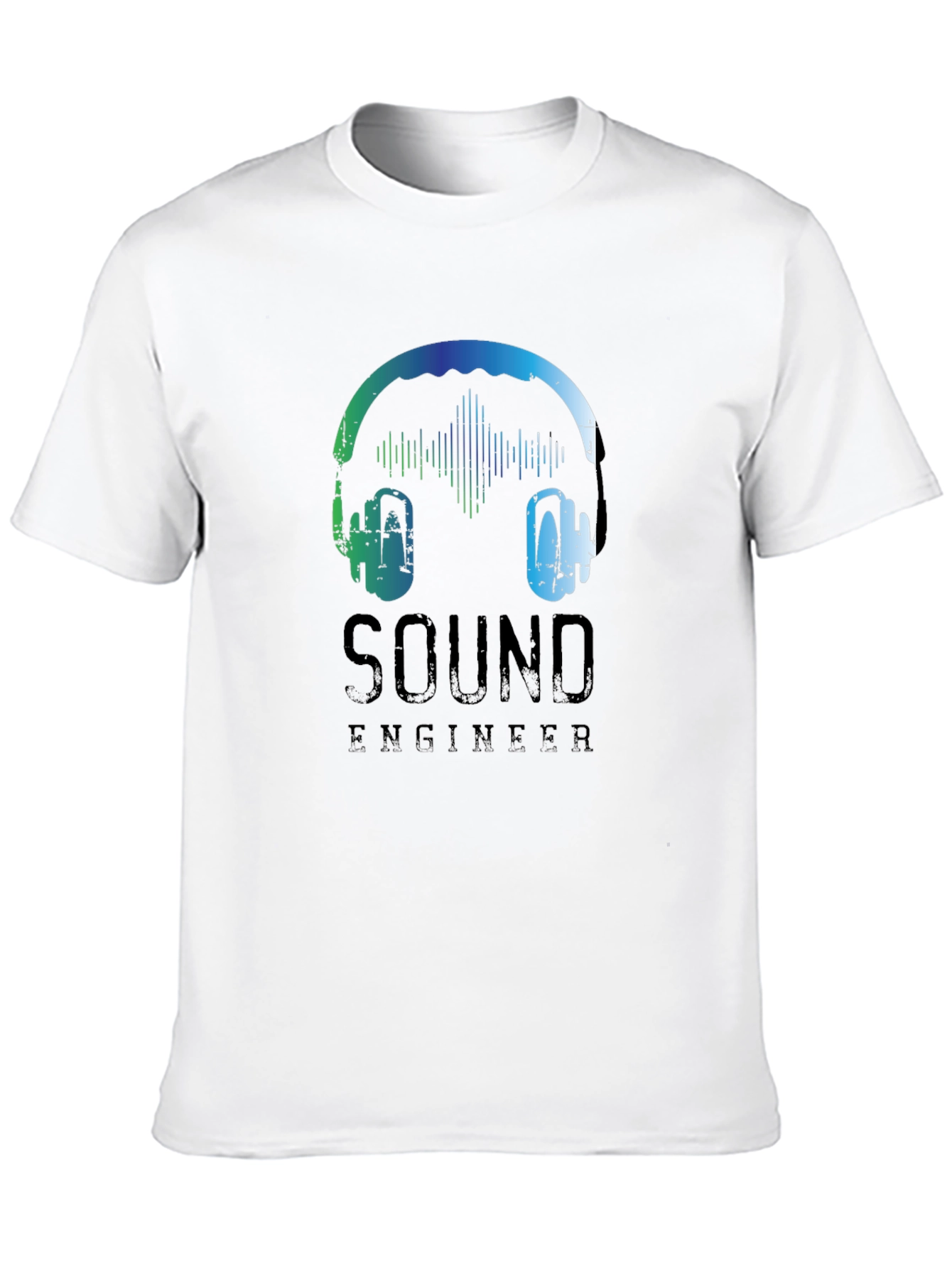 Sound Engineer T-Shirt - Headphones Graphic Tee
