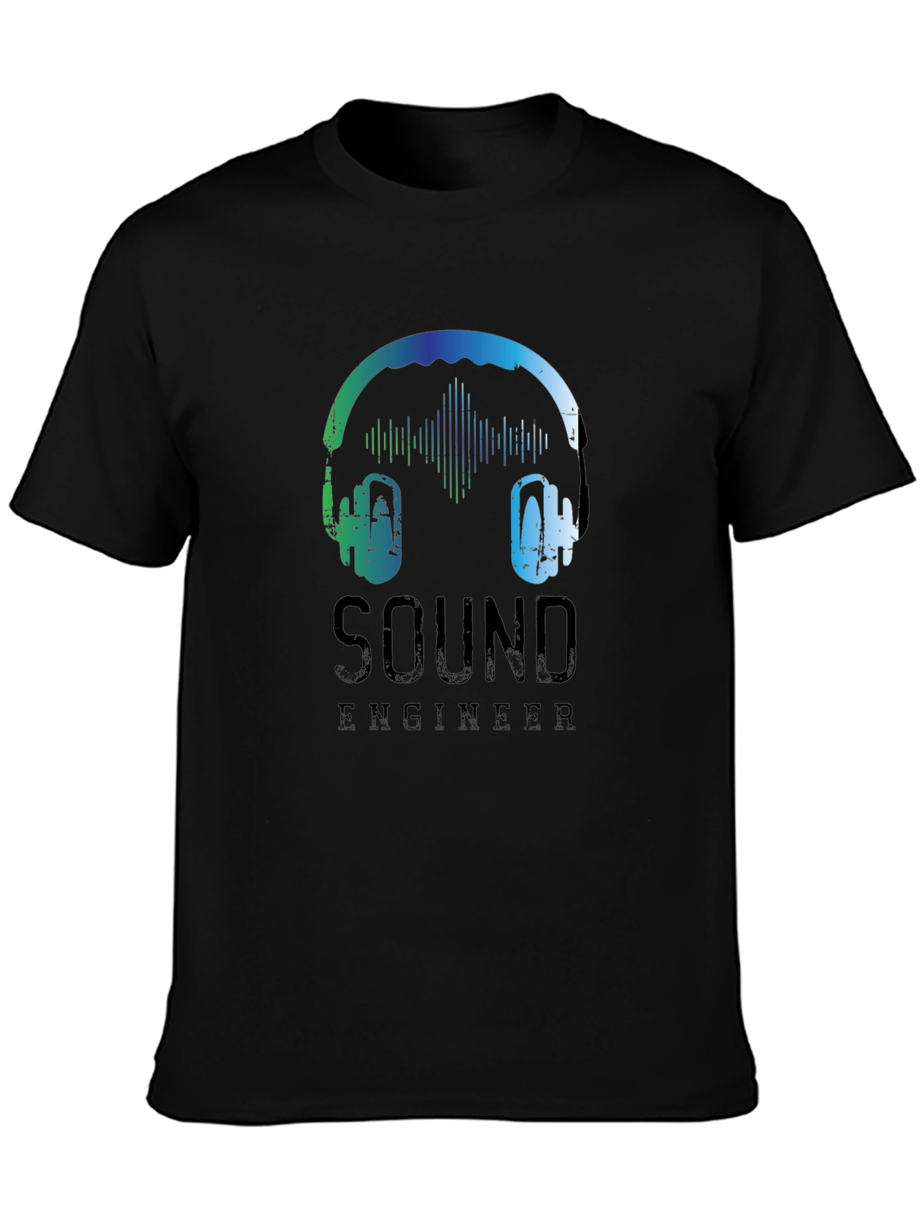 Sound Engineer T-Shirt - Headphones Graphic Tee
