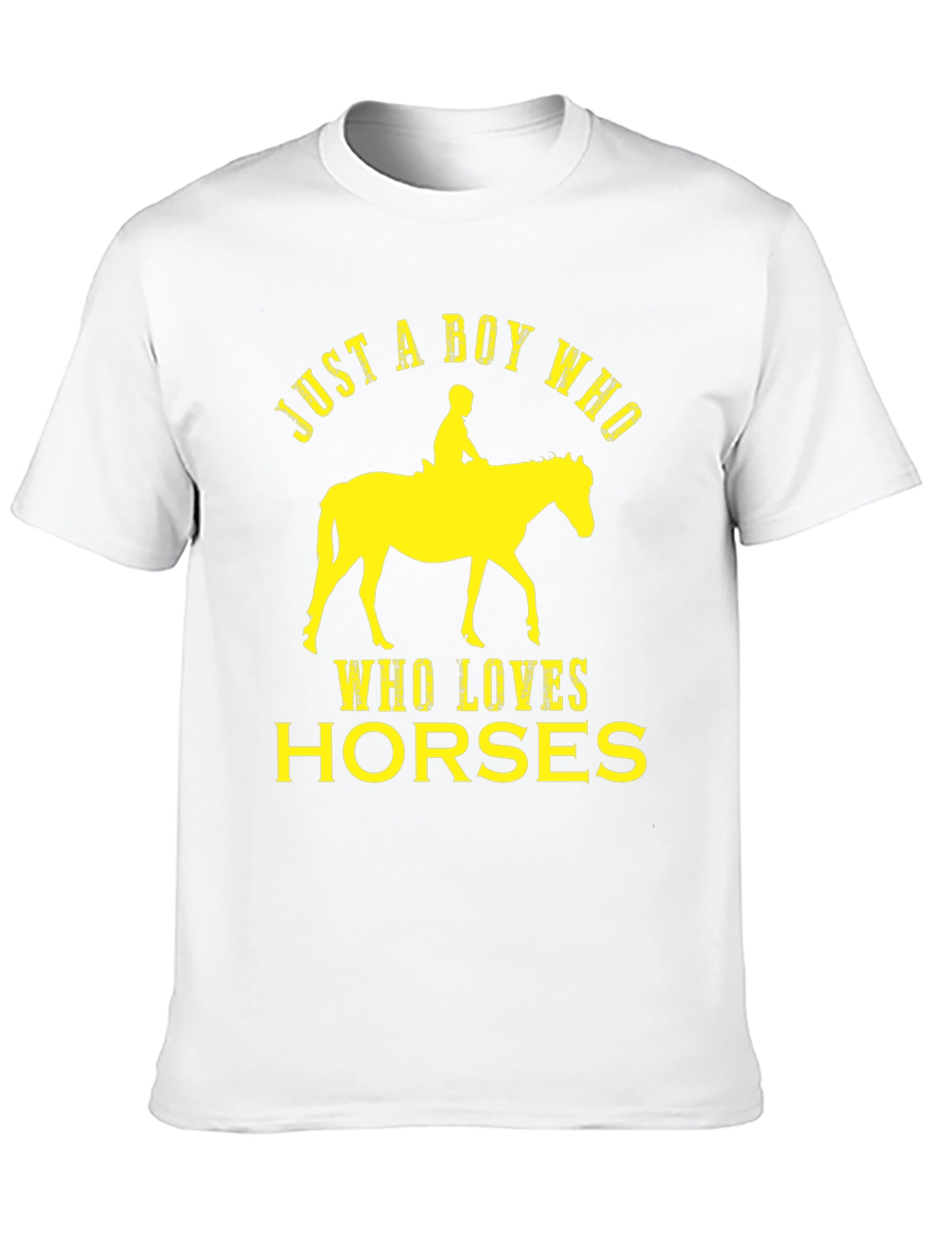 Boy Who Loves Horses Graphic Tee