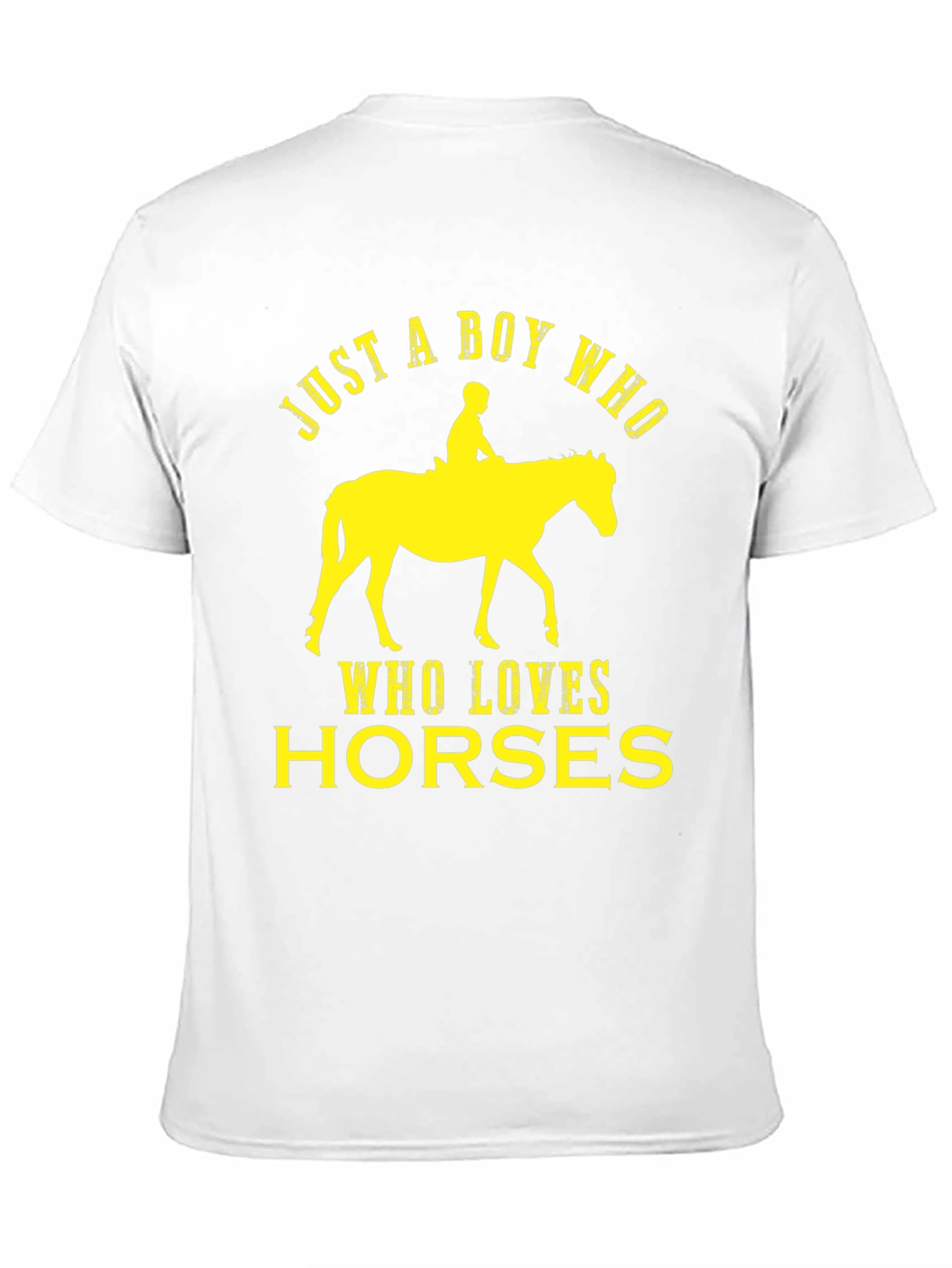 Boy Who Loves Horses Graphic Tee