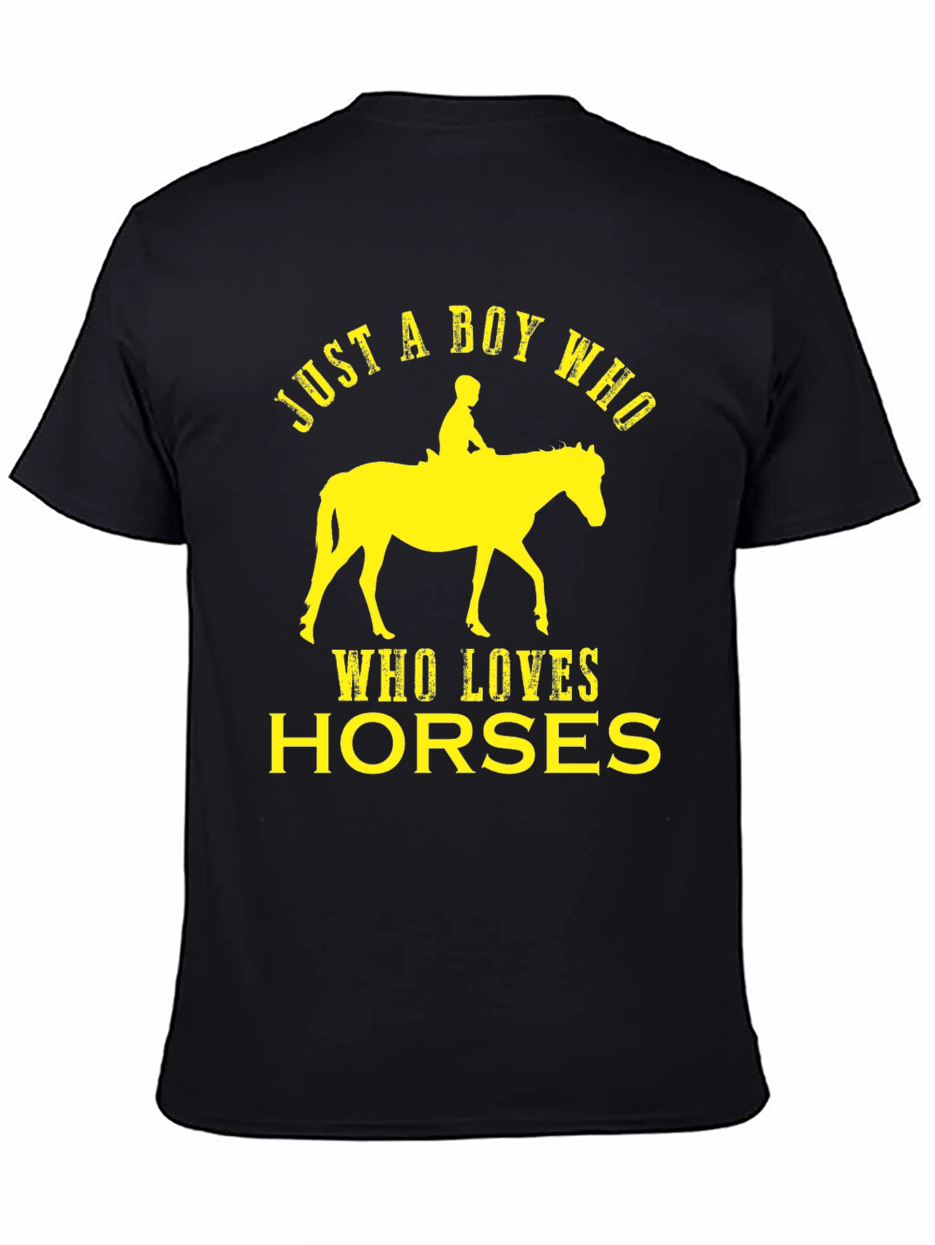 Boy Who Loves Horses Graphic Tee