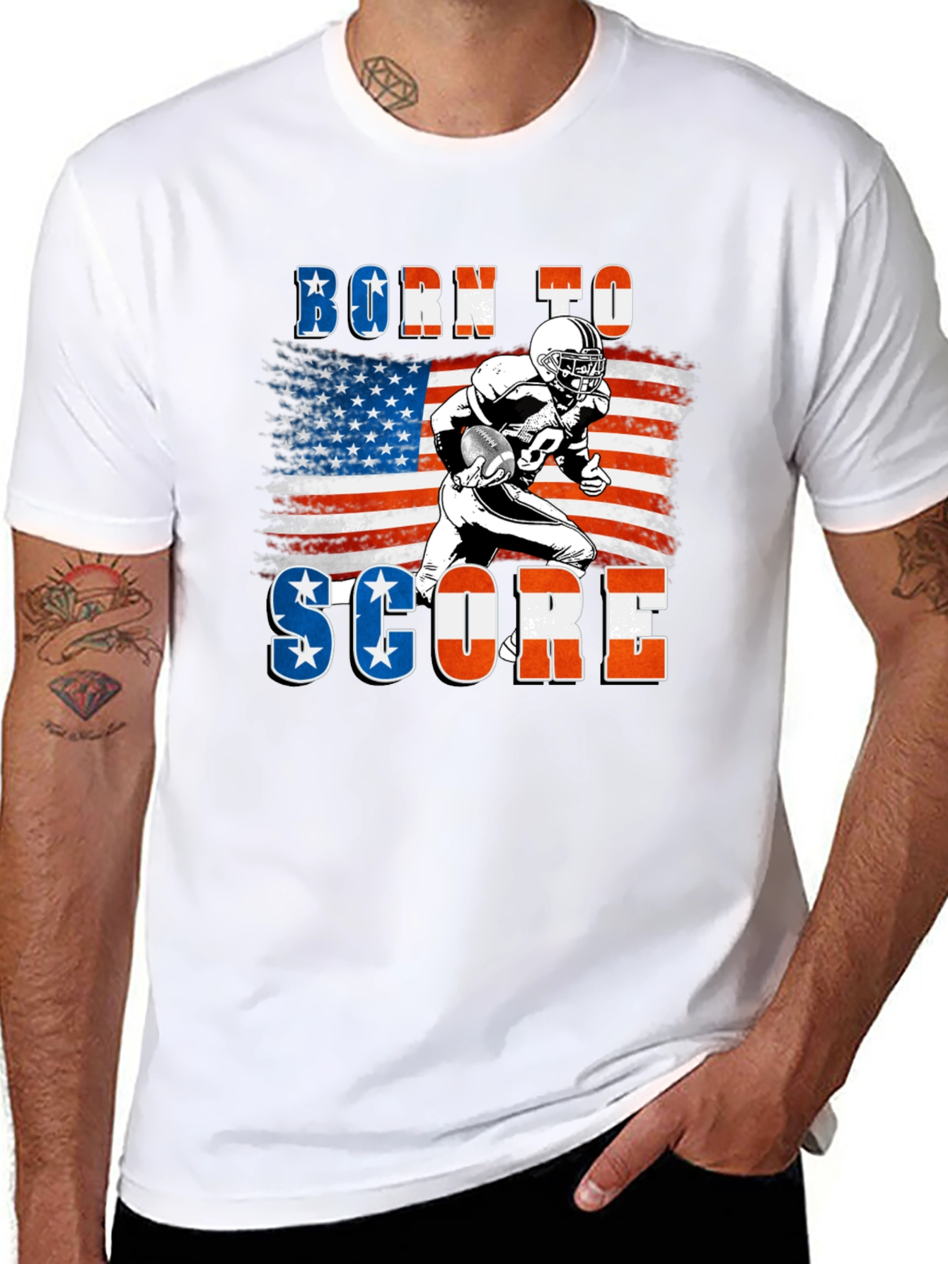 Born to Score Football T-Shirt