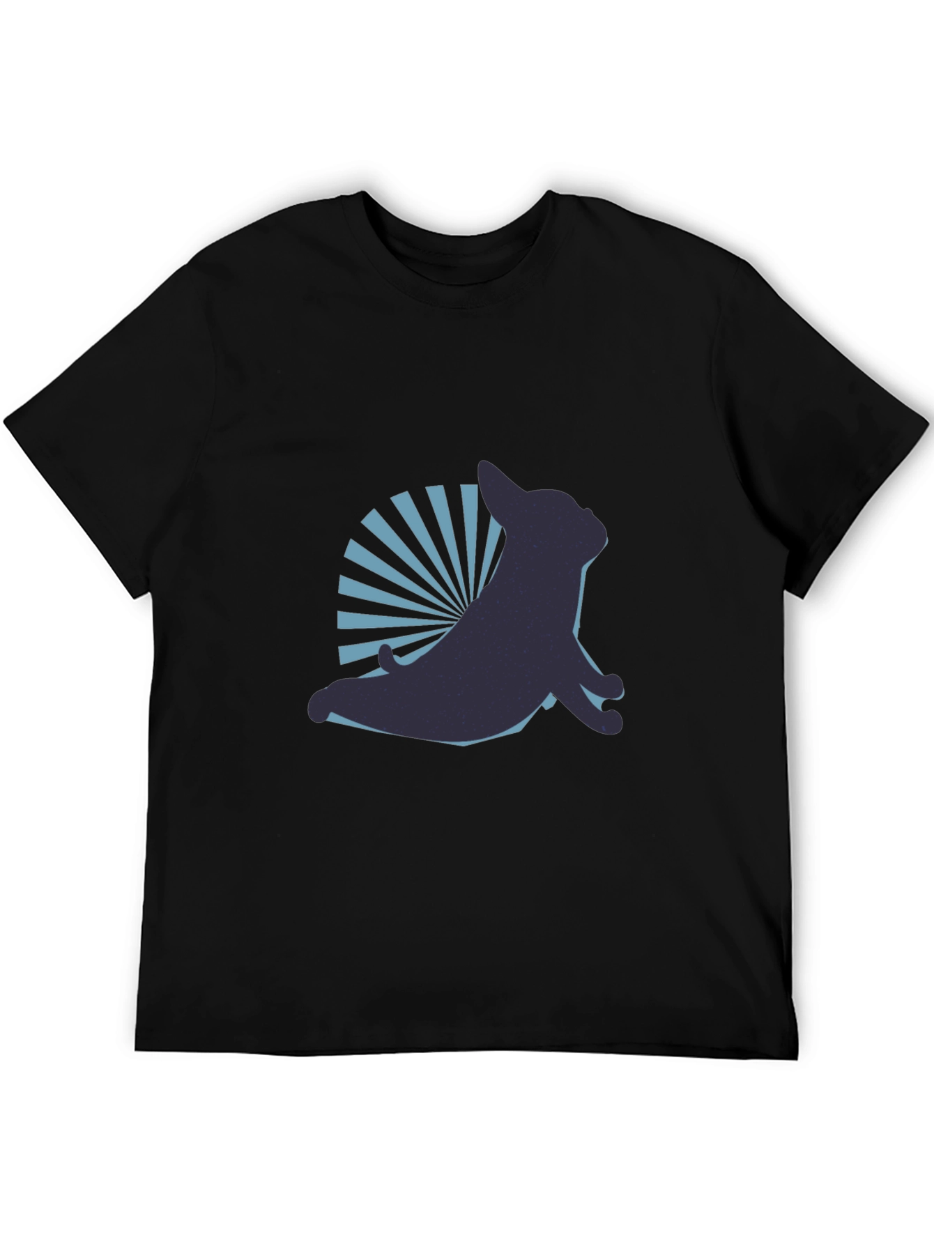 Yoga Dog Graphic Tee - Comfy Black Shirt