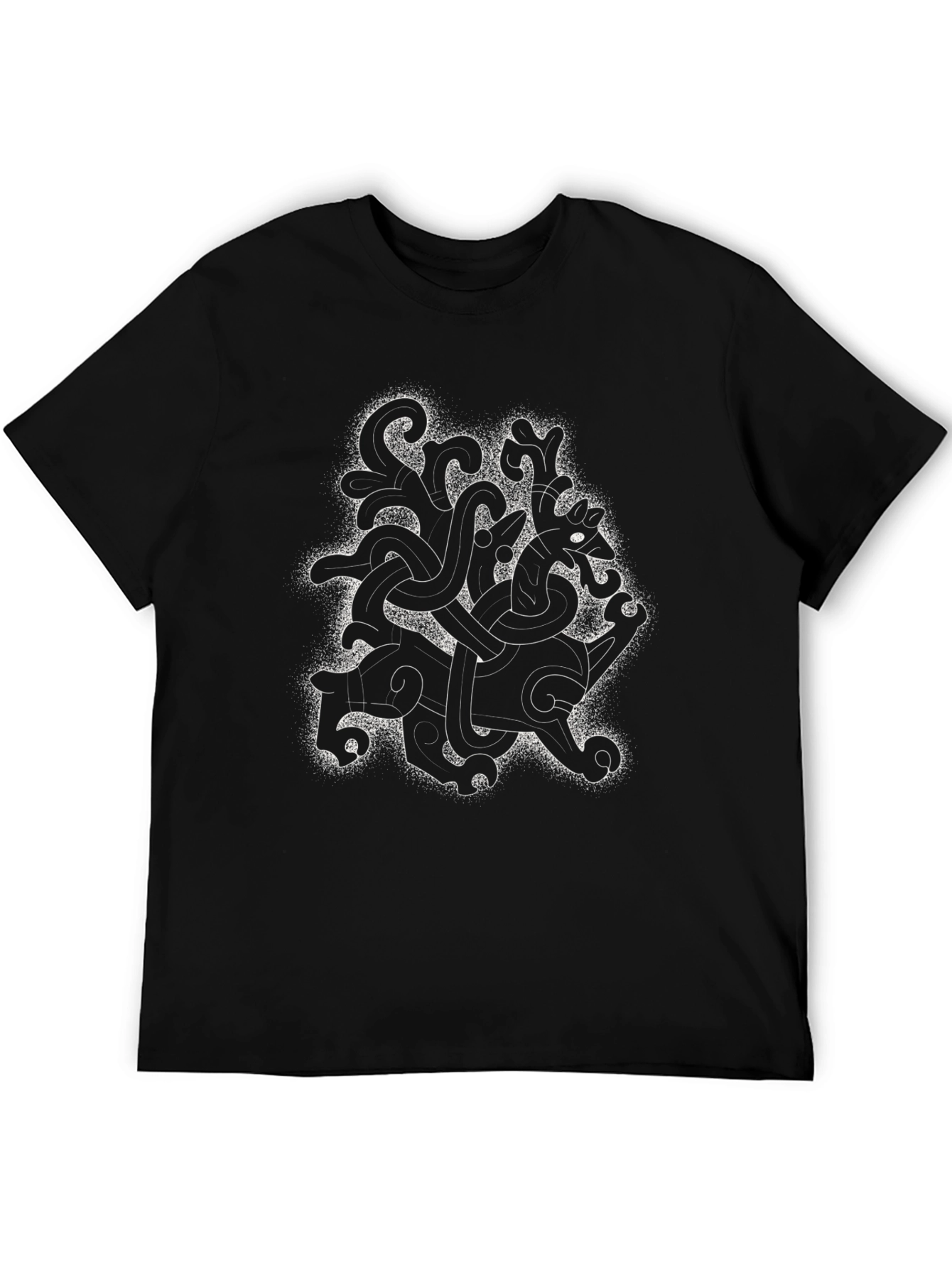 Viking Art Black T-Shirt