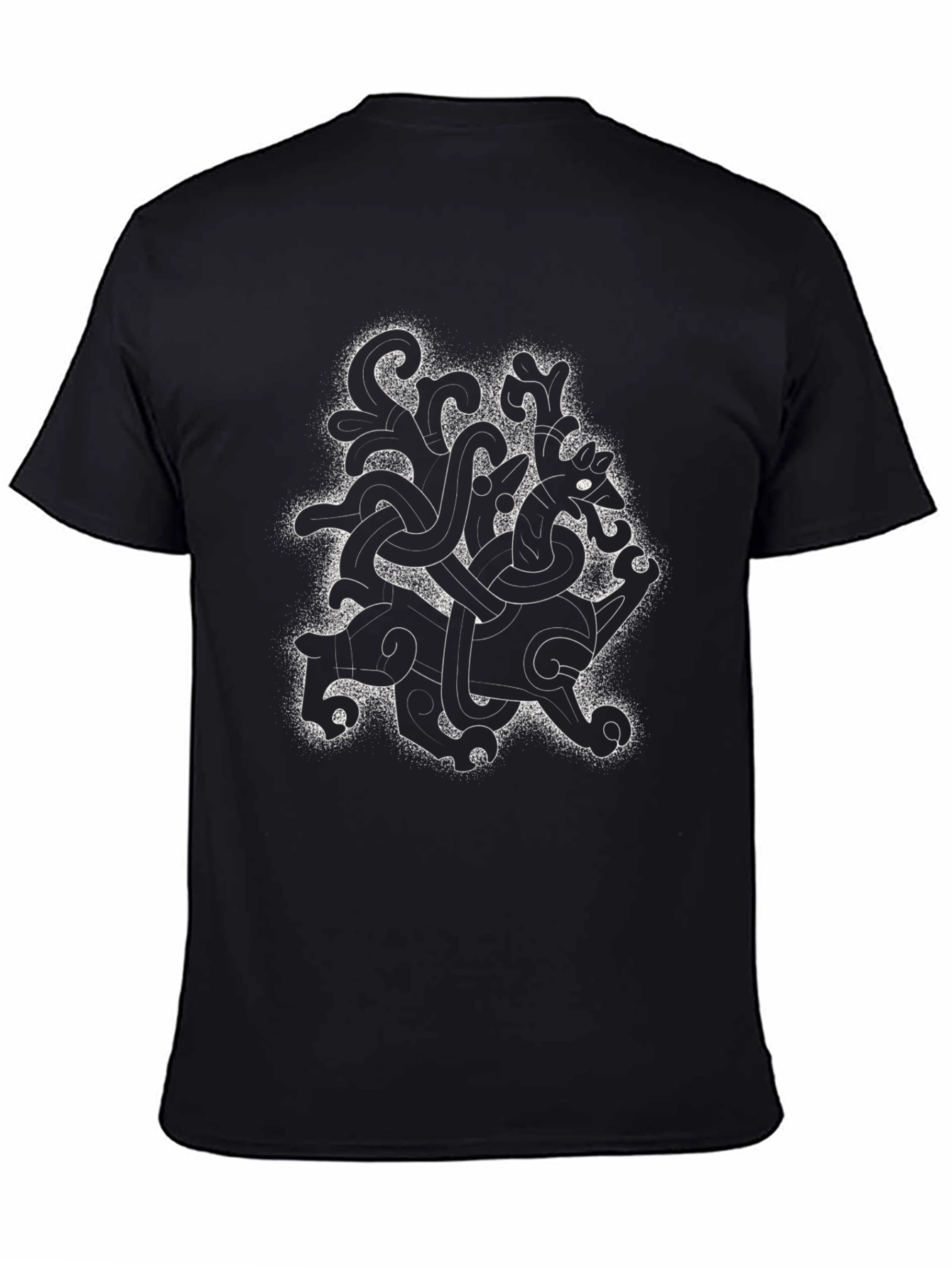 Viking Art Black T-Shirt