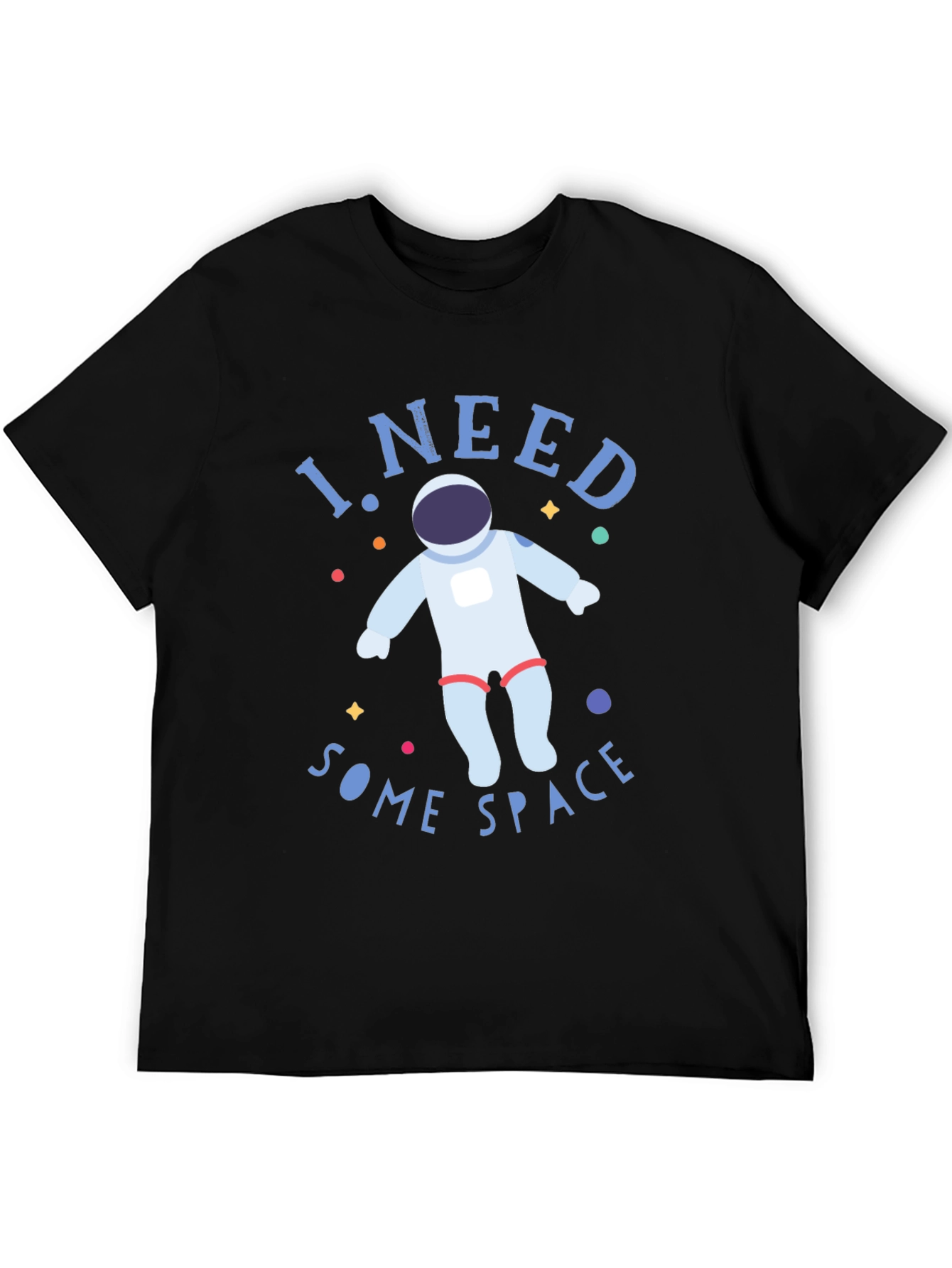 I Need Some Space Black Graphic Tee