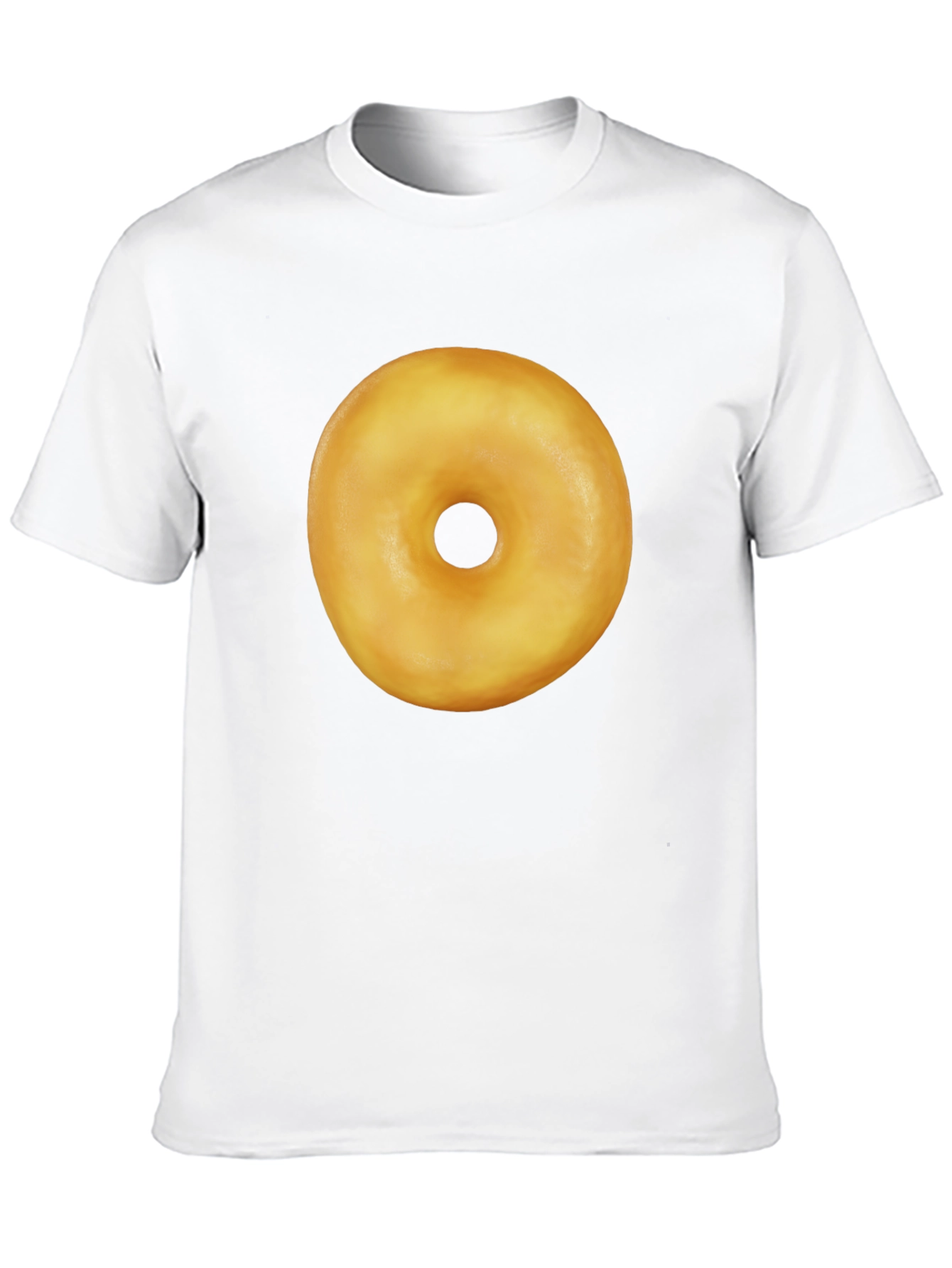 Donut Graphic Black T-Shirt Casual Wear