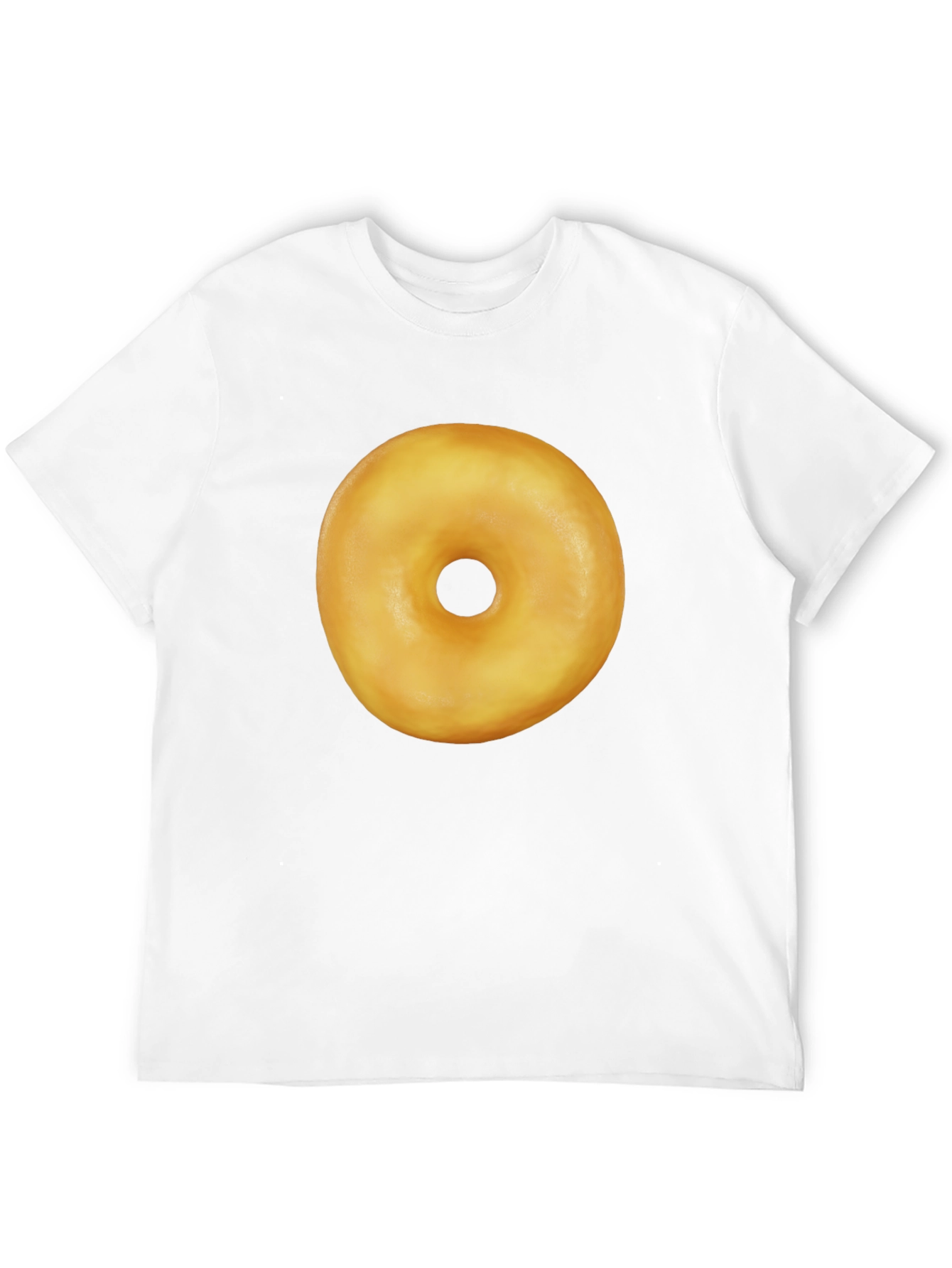 Donut Graphic Black T-Shirt Casual Wear