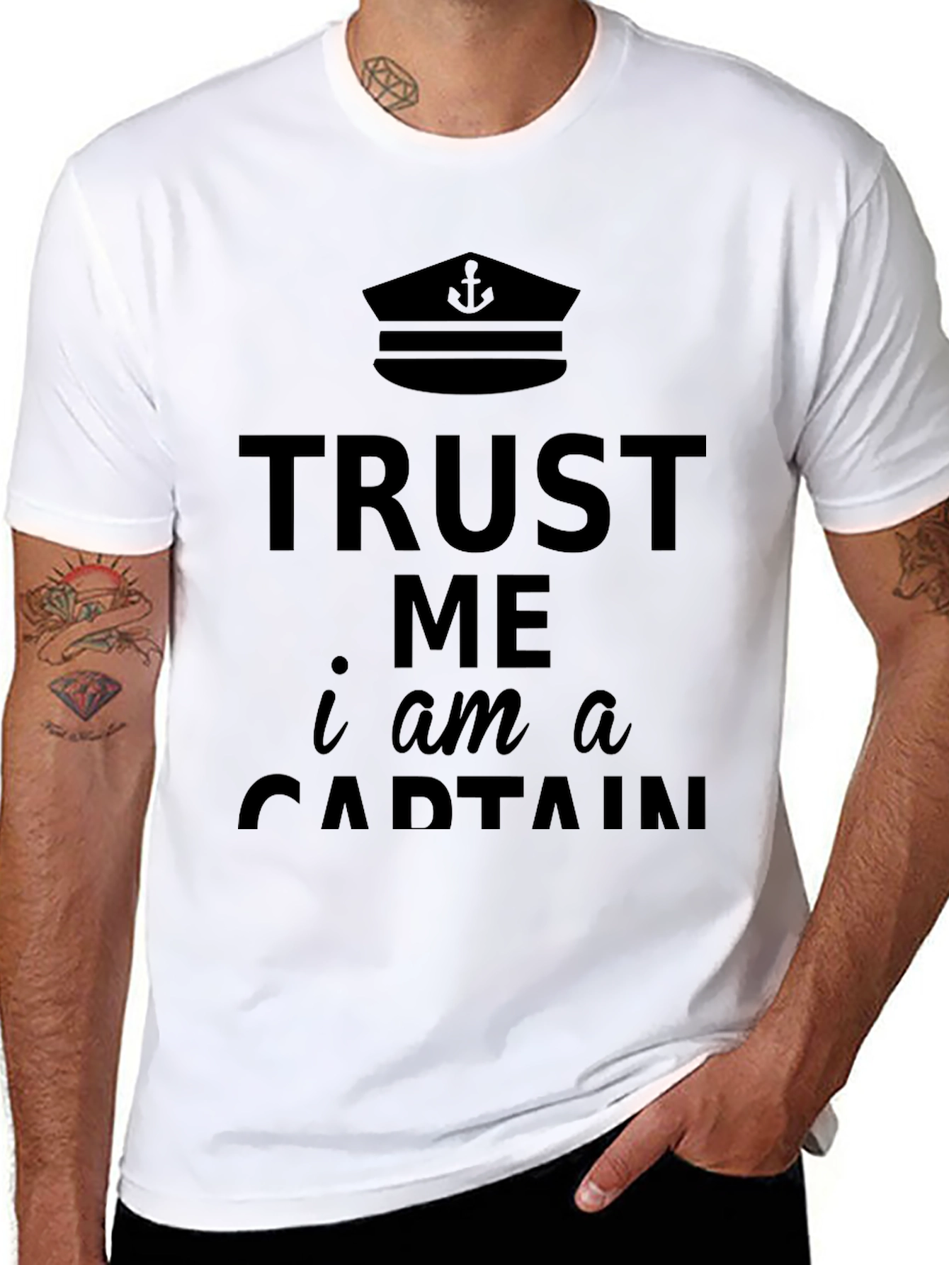 Trust Me I Am a Captain Graphic T-Shirt