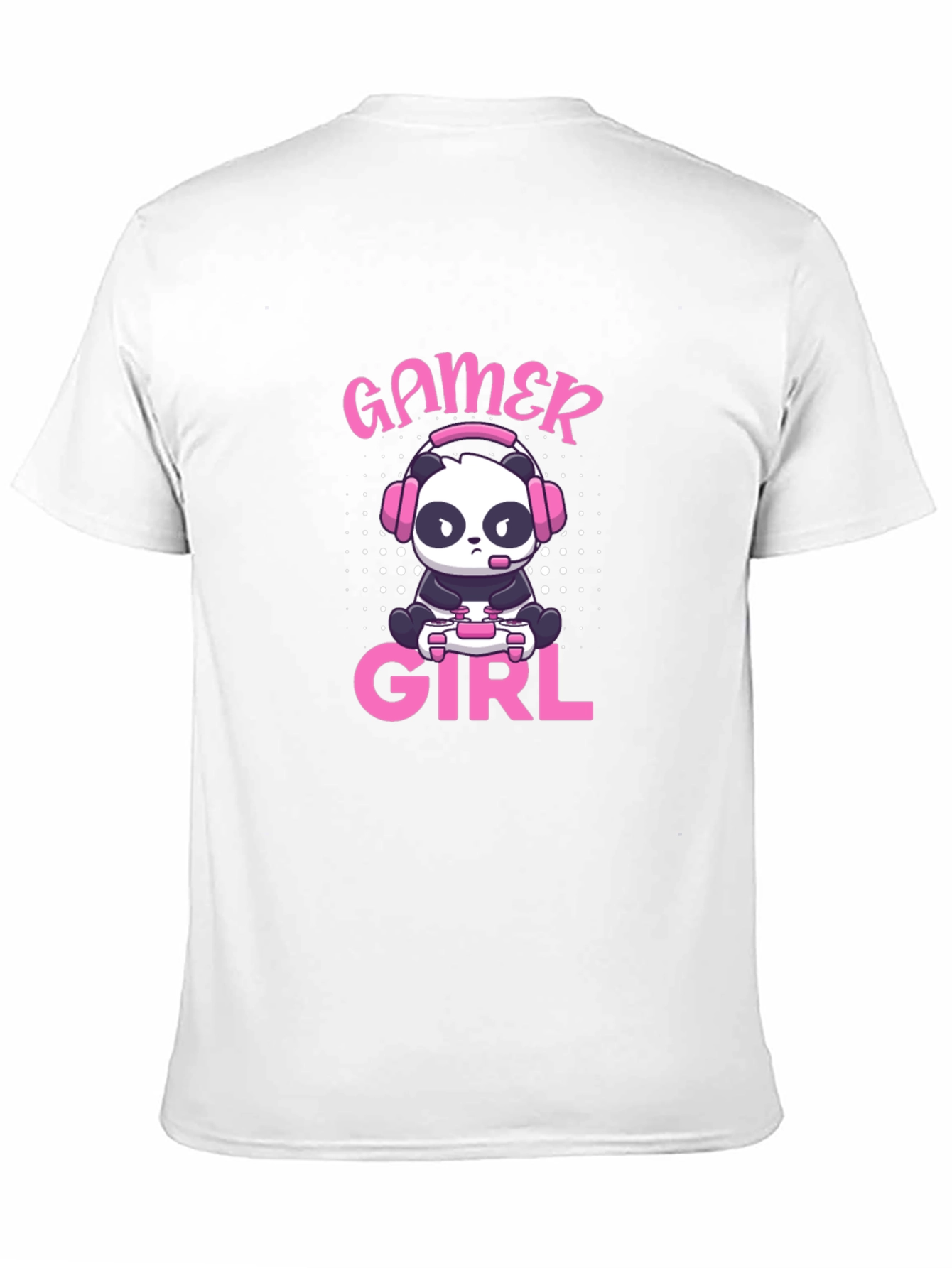 Gamer Girl Panda T-Shirt - Cute Gaming Tee