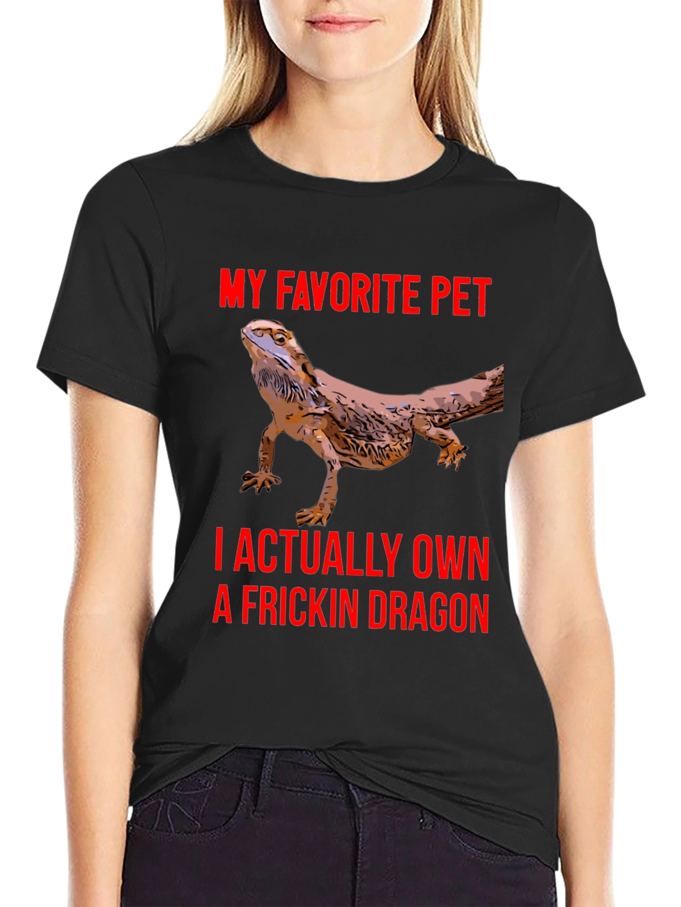 Bearded Dragon T-Shirt - My Favorite Pet Dragon