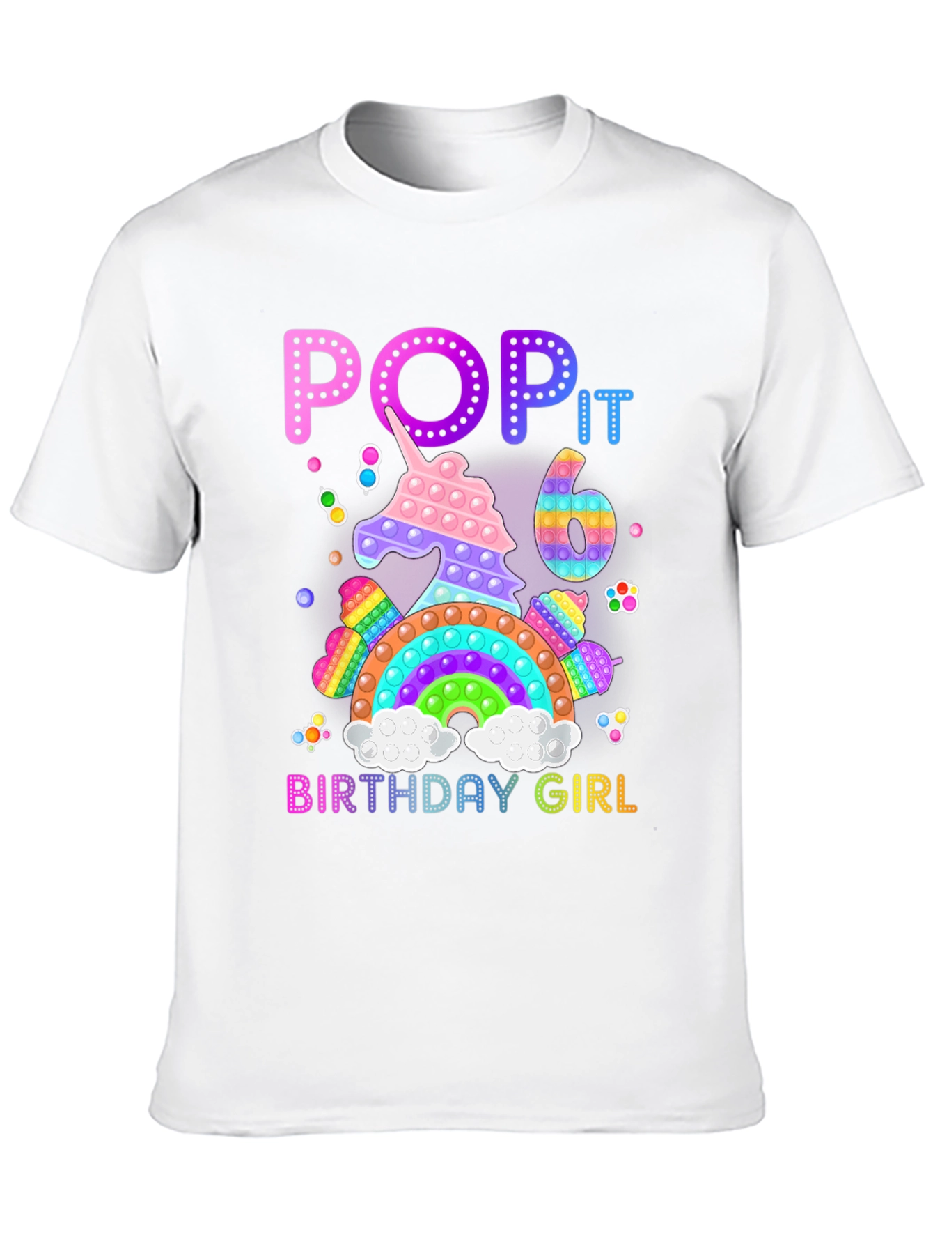Pop It Birthday Girl T-Shirt