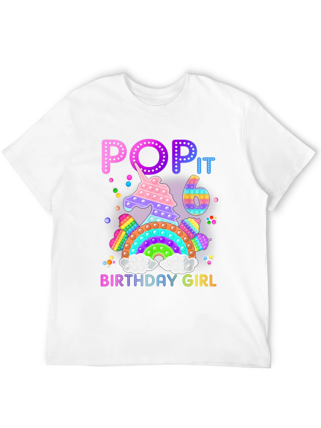 Pop It Birthday Girl T-Shirt