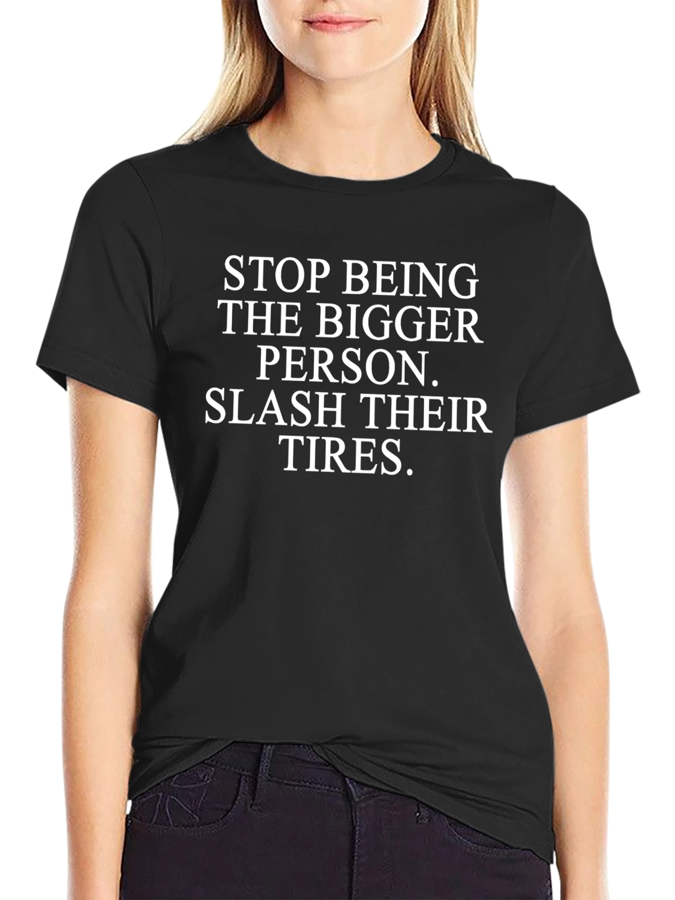 Sarcastic Humor Slogan Graphic Tee