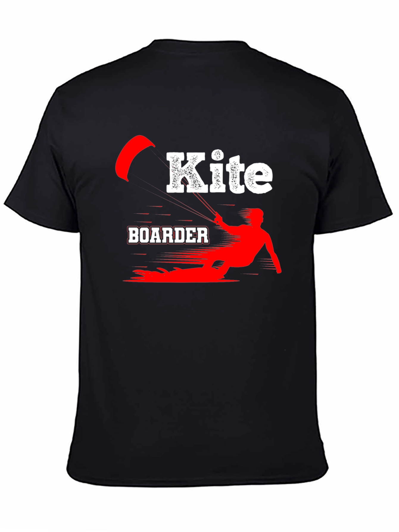 Kiteboarder Graphic T-Shirt - Black