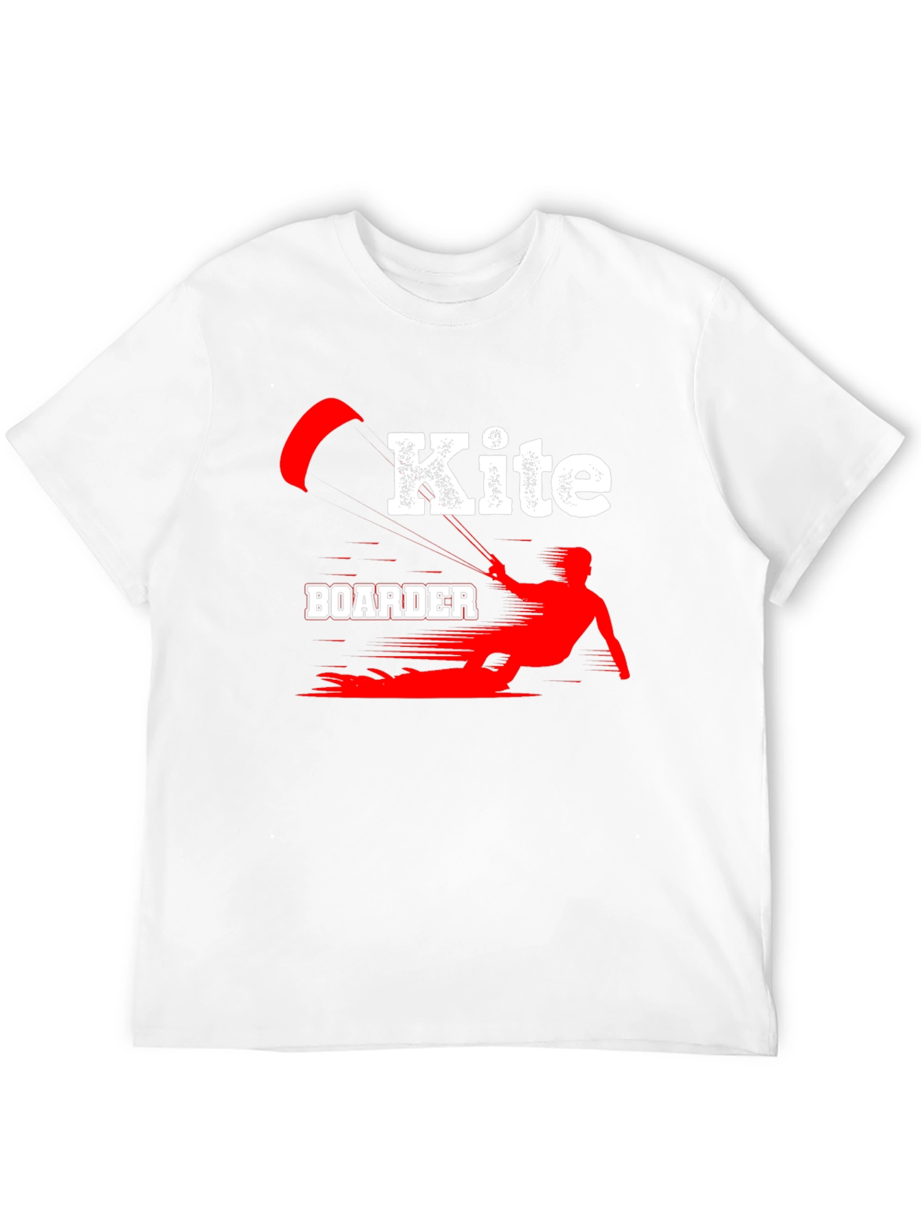 Kiteboarder Graphic T-Shirt - Black