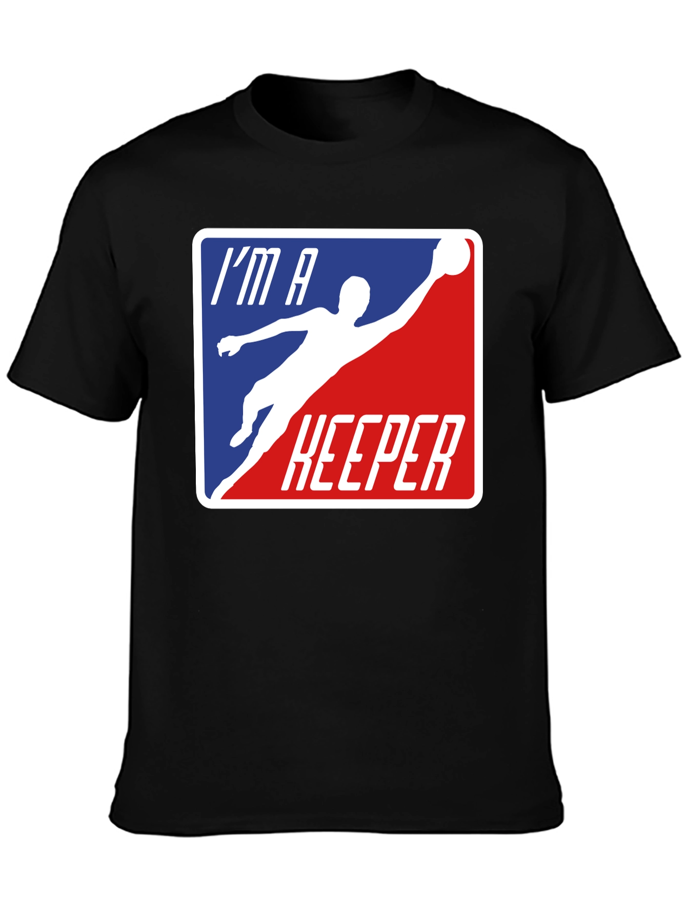 Im A Keeper Graphic T-Shirt - Black Cotton Tee