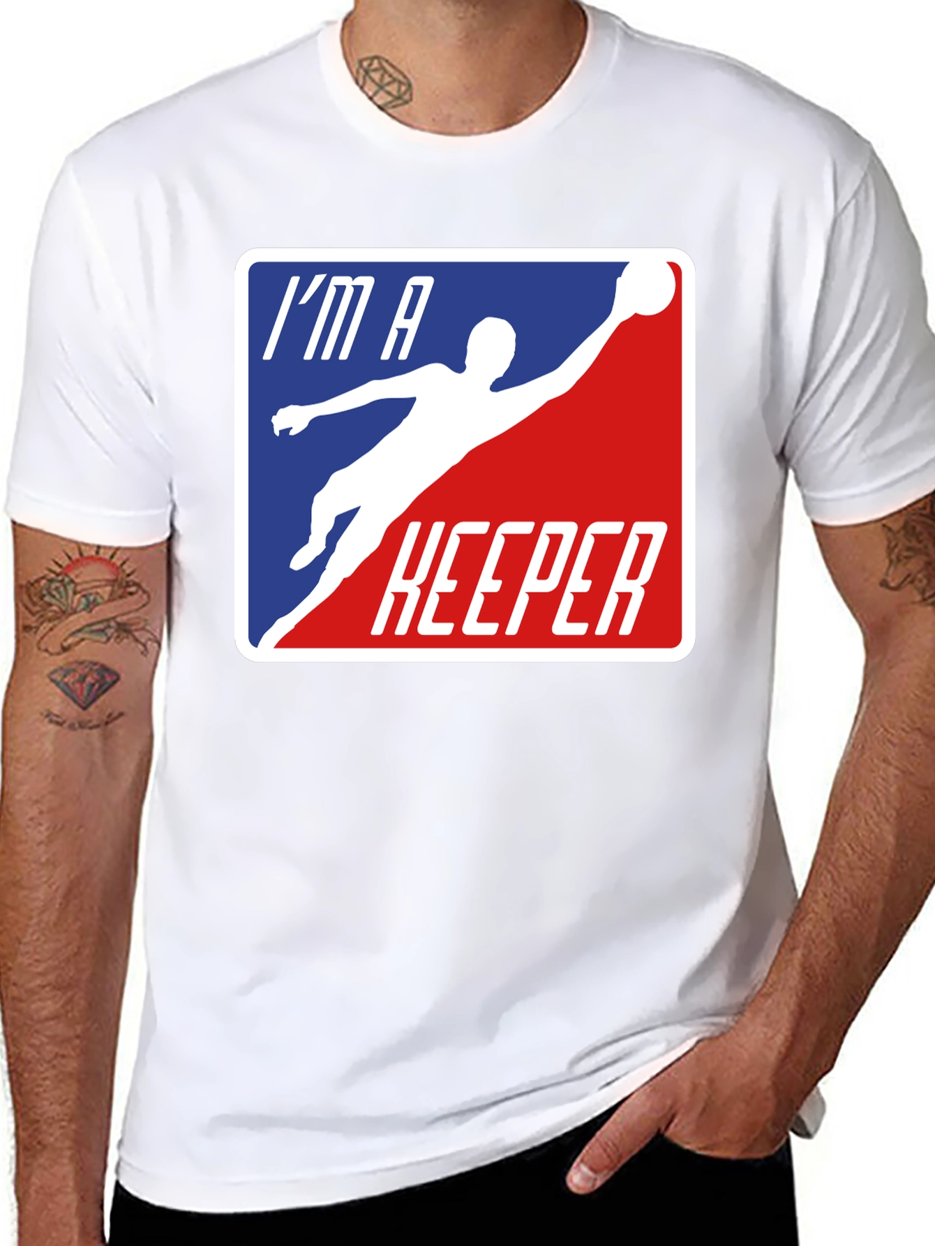 Im A Keeper Graphic T-Shirt - Black Cotton Tee