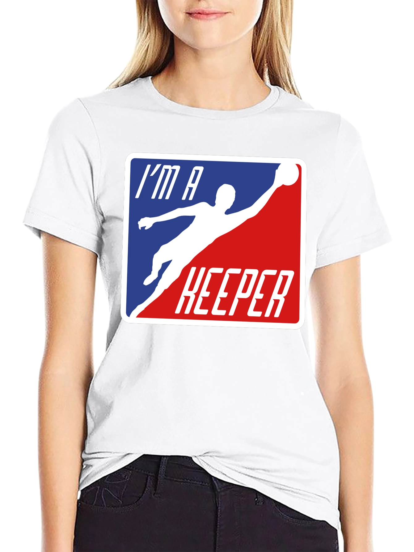 Im A Keeper Graphic T-Shirt - Black Cotton Tee