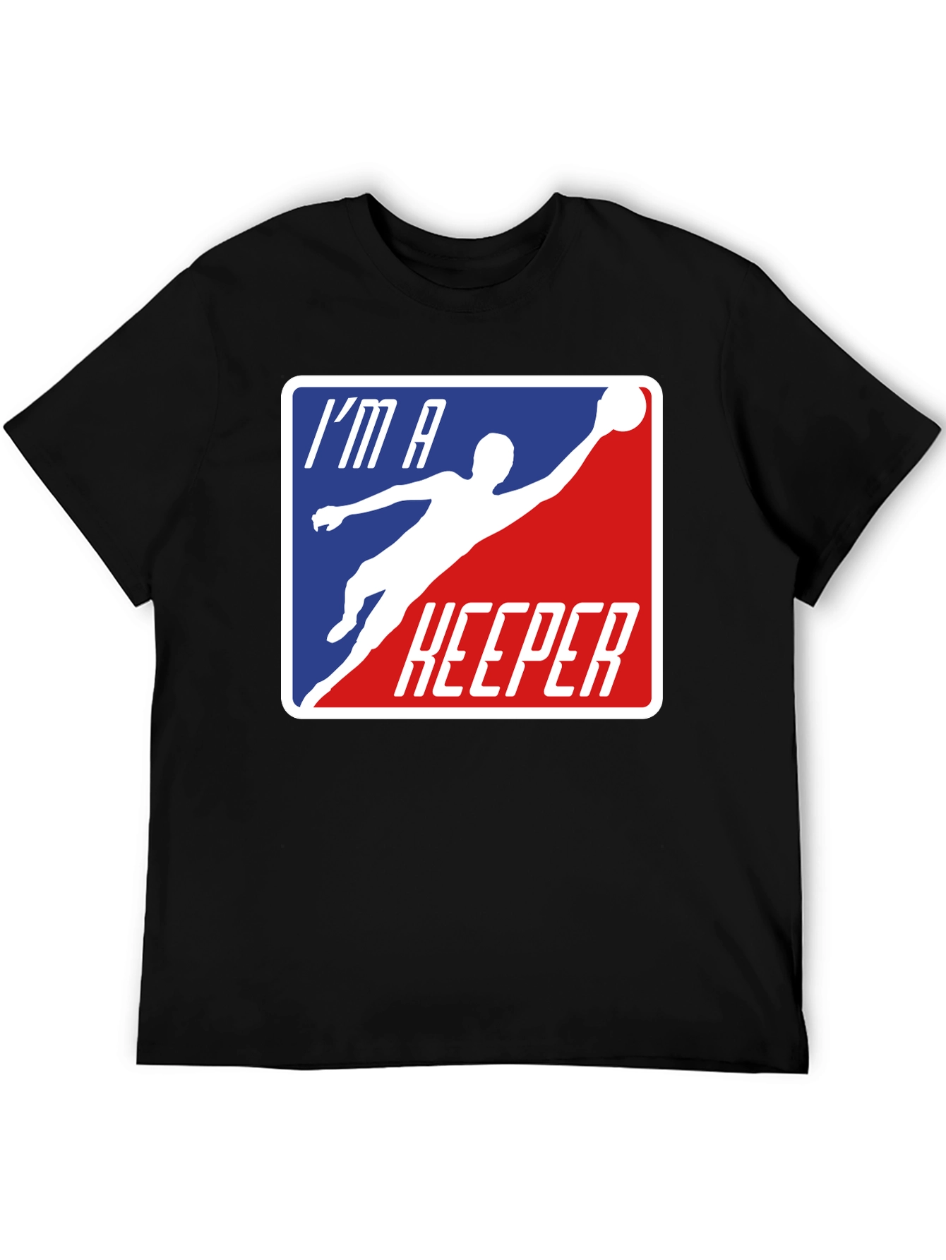 Im A Keeper Graphic T-Shirt - Black Cotton Tee