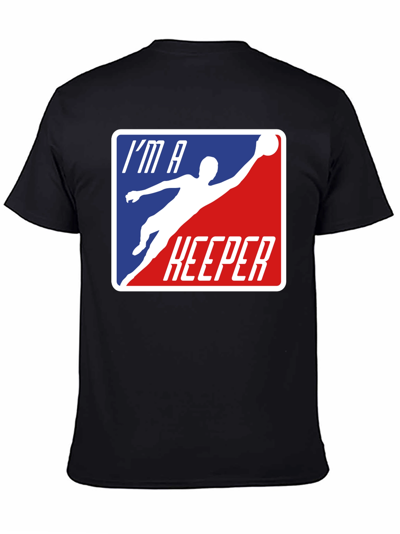 Im A Keeper Graphic T-Shirt - Black Cotton Tee