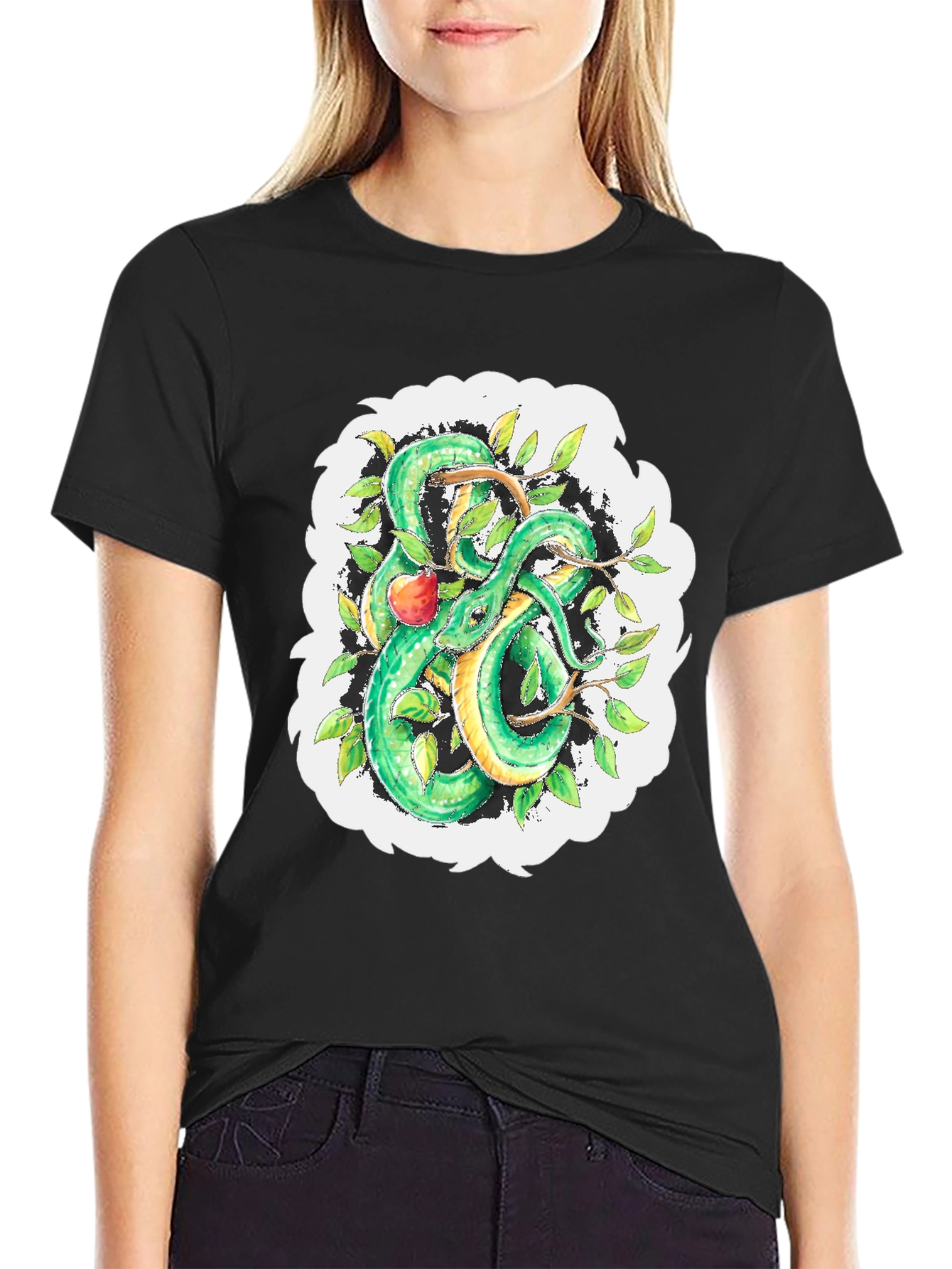 Serpent & Apple Graphic Tee