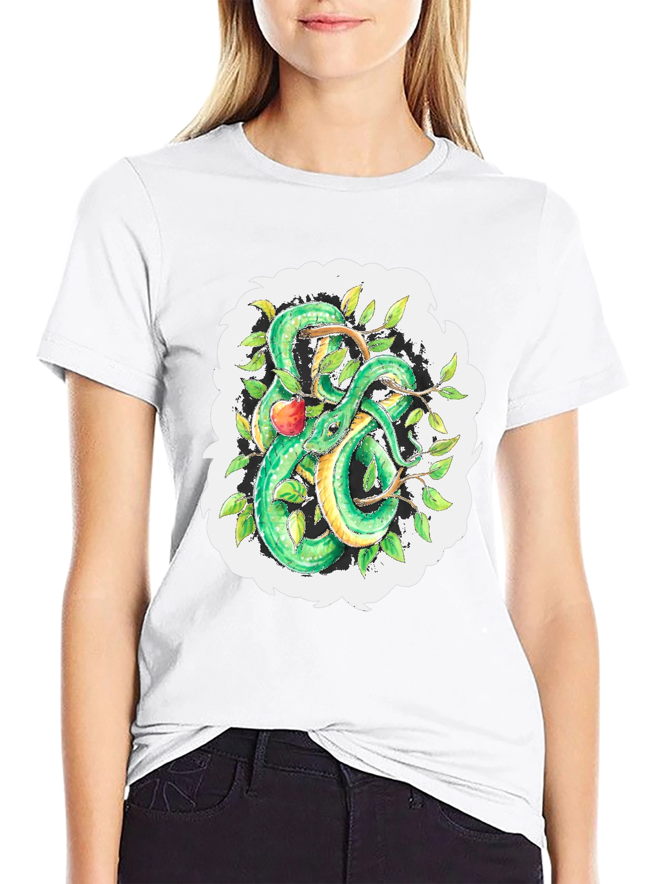 Serpent & Apple Graphic Tee