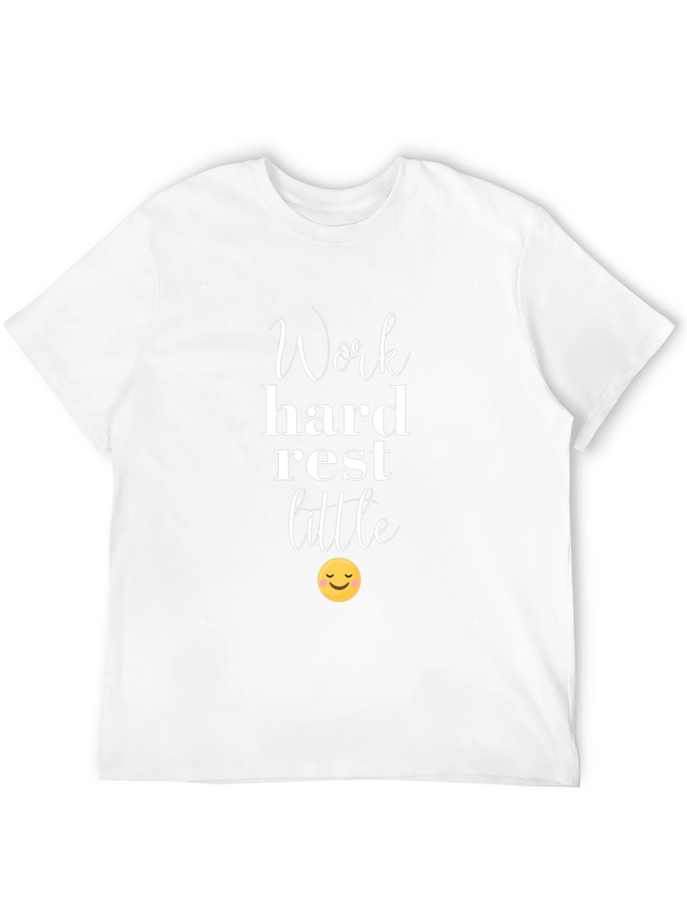 Work Hard Rest Little Black Graphic T-Shirt
