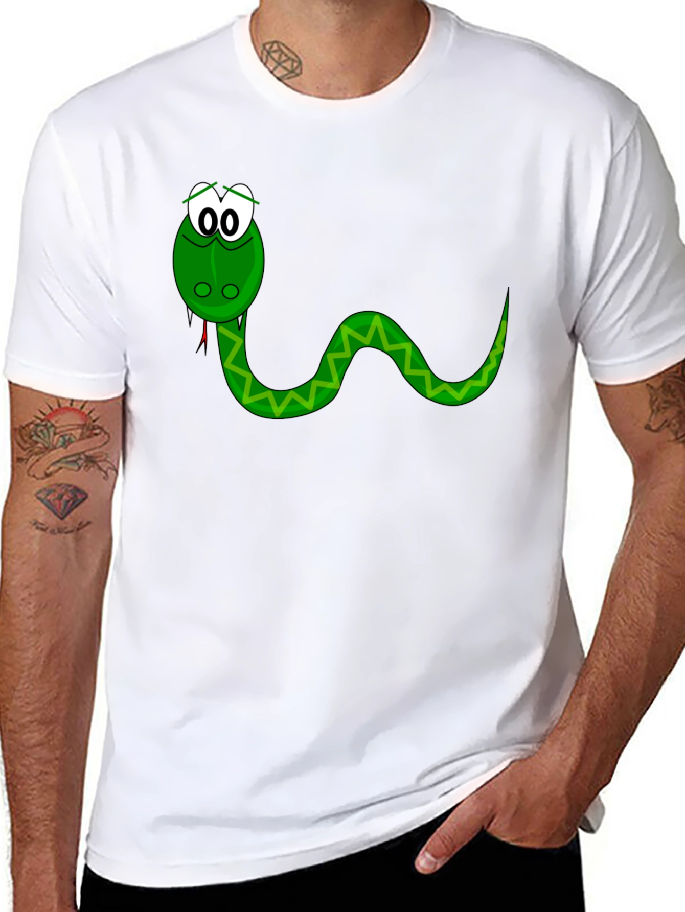 Snake Graphic Tee - Fun & Stylish