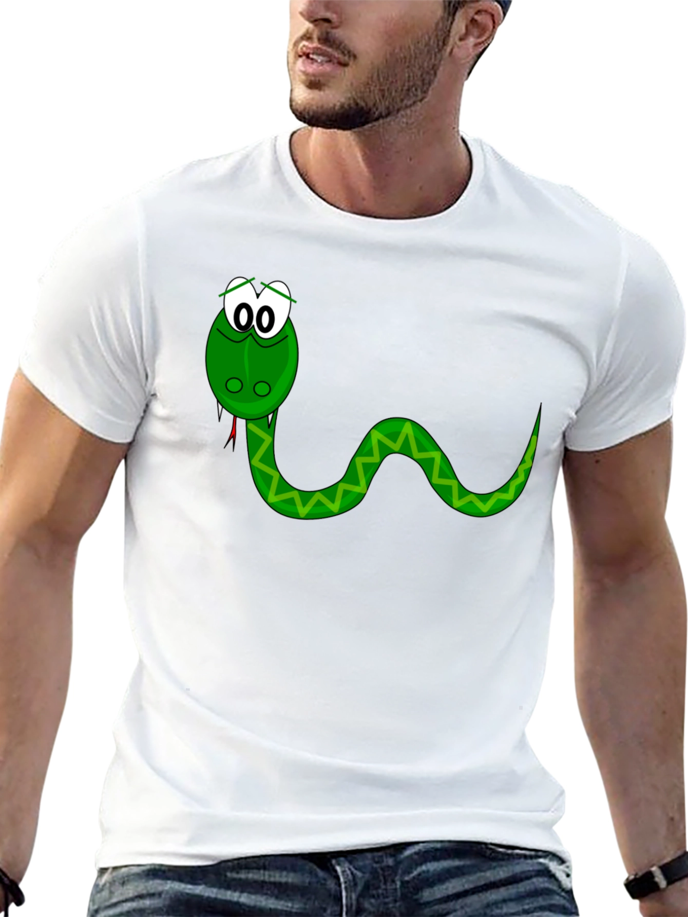 Snake Graphic Tee - Fun & Stylish