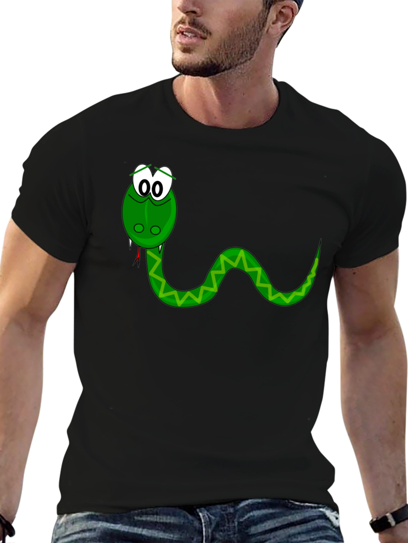 Snake Graphic Tee - Fun & Stylish